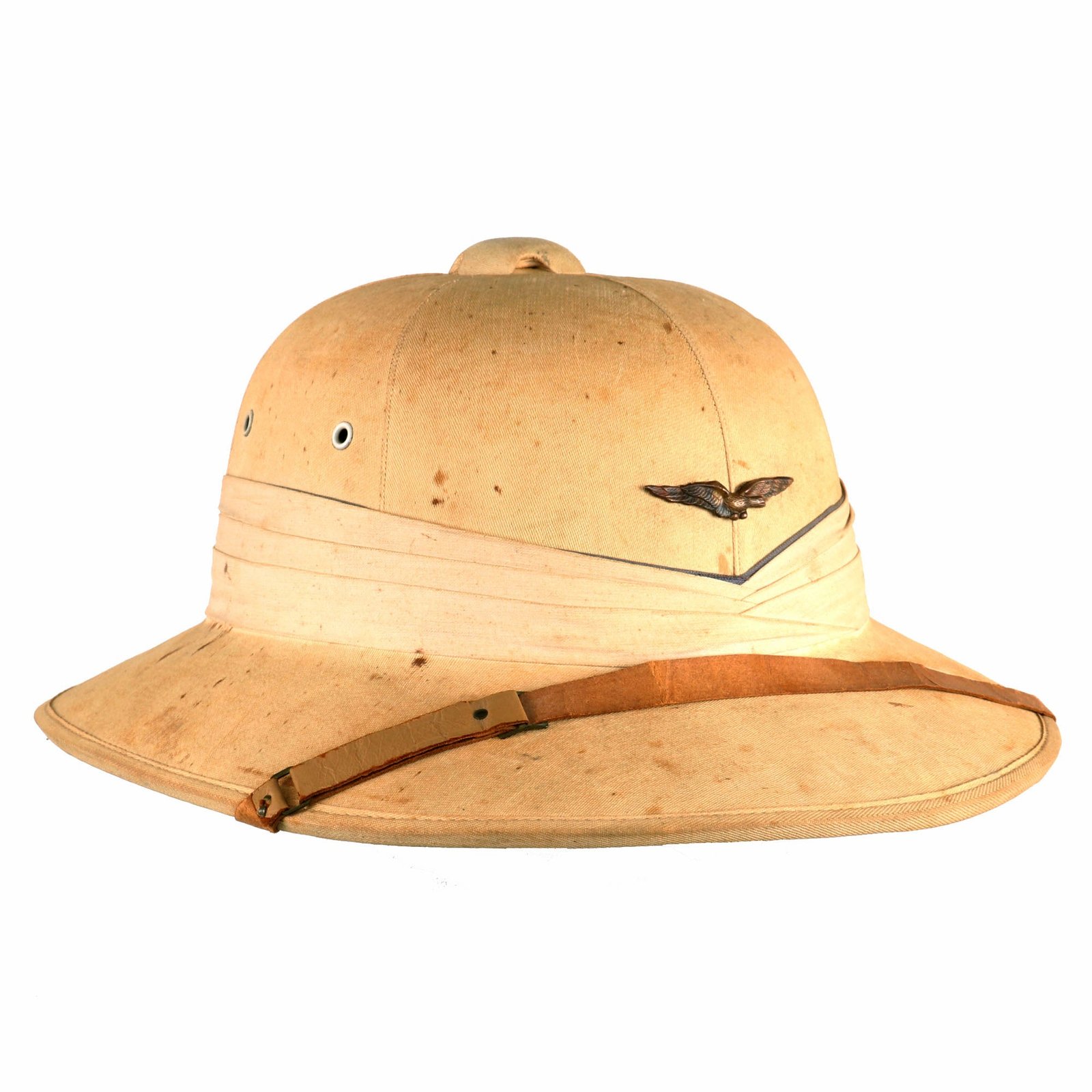 Buy Original French Pre-WWII Armée de l'Air Air Force Casque Insolaire Tropical Sun Helmet | Original Firearms Antique For Sale