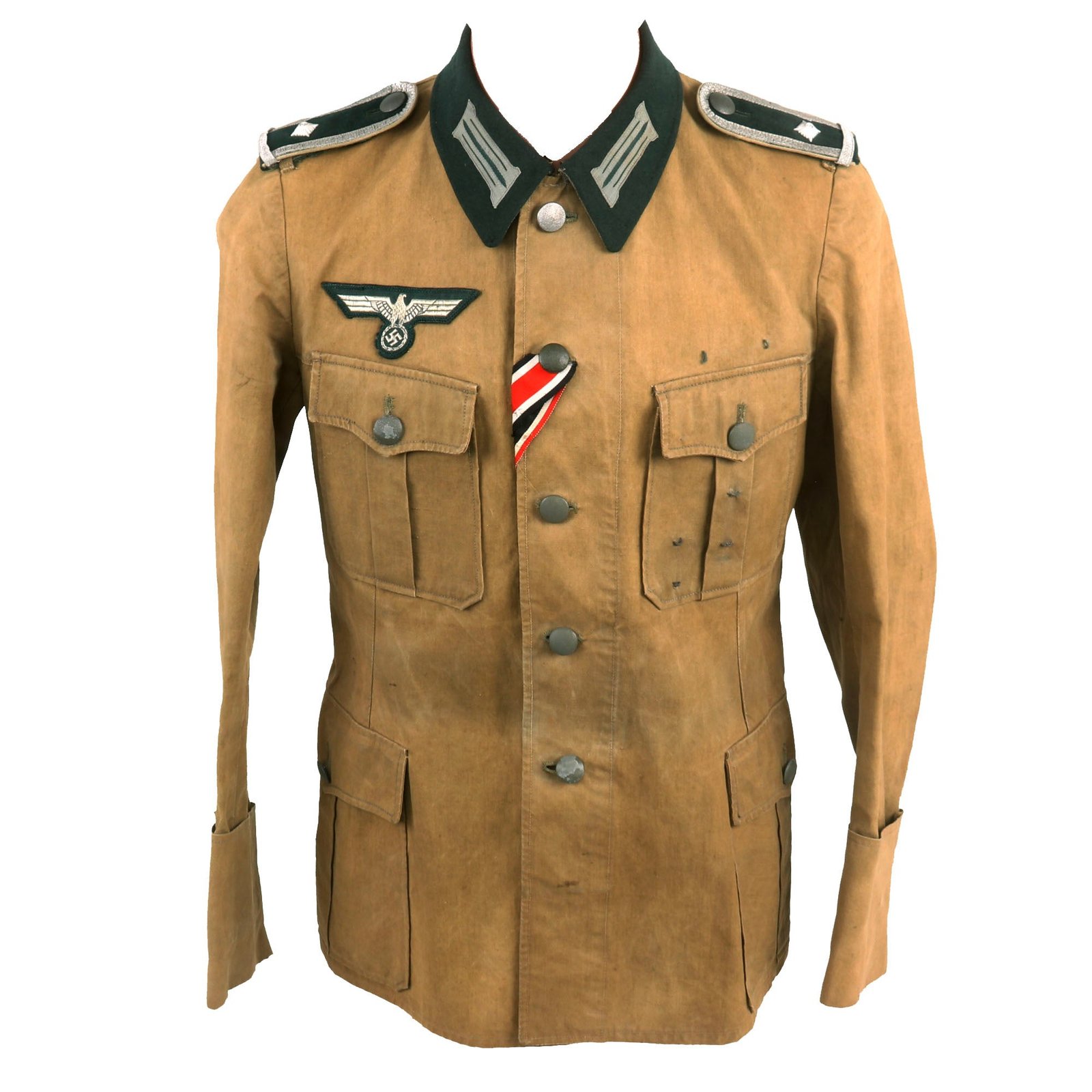 Buy Original German WWII Field Tailor-Made "Russian Cloth" Heer Army Infantry Feldwebel NCO M36 Uniform Tunic | Original Firearms Antique For Sale