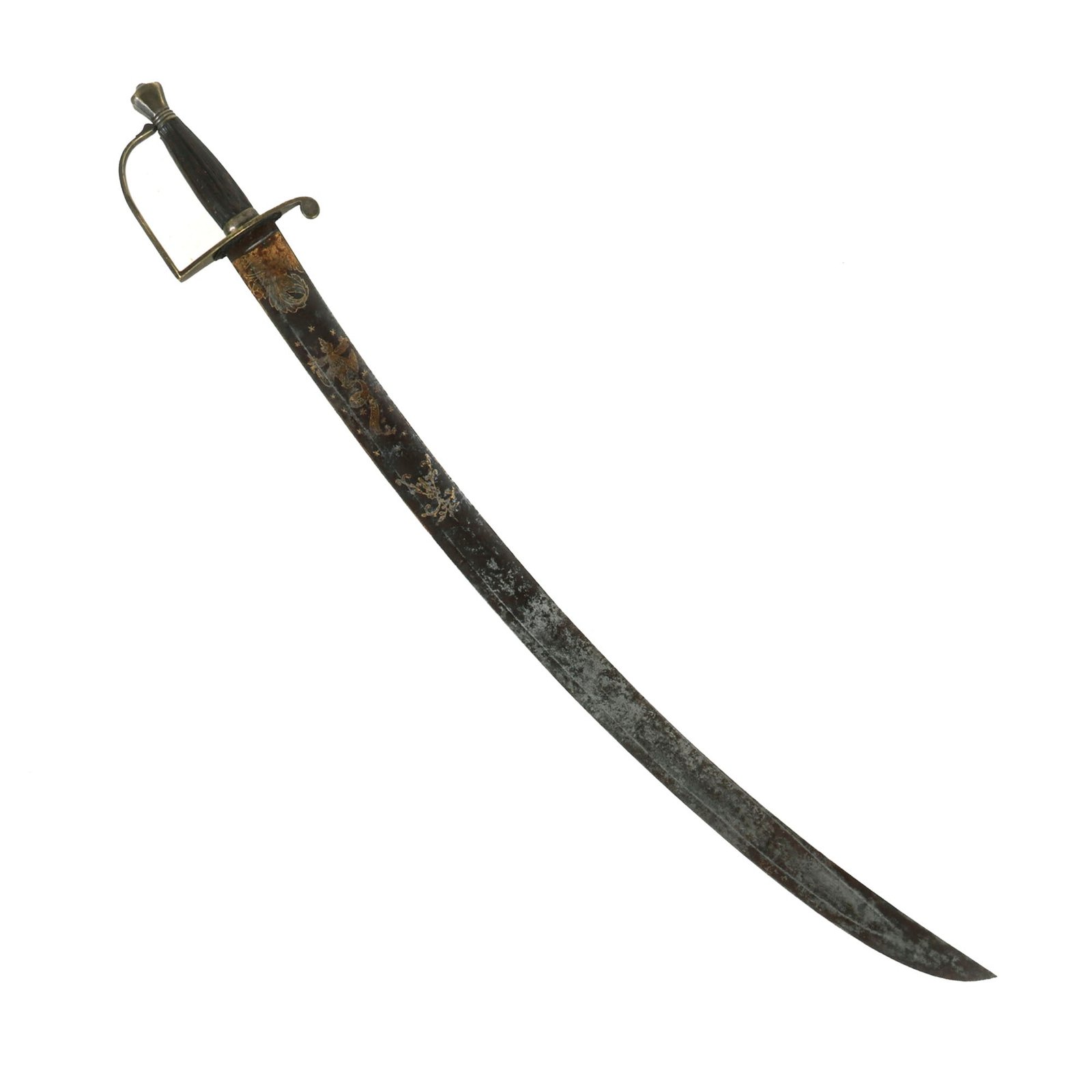 Buy Original U.S. Legion of the United States (1792-1796) Era NCO Sword Likely by Lemuel Wells of New York with Gold-Etched Blade | Original Firearms Antique For Sale