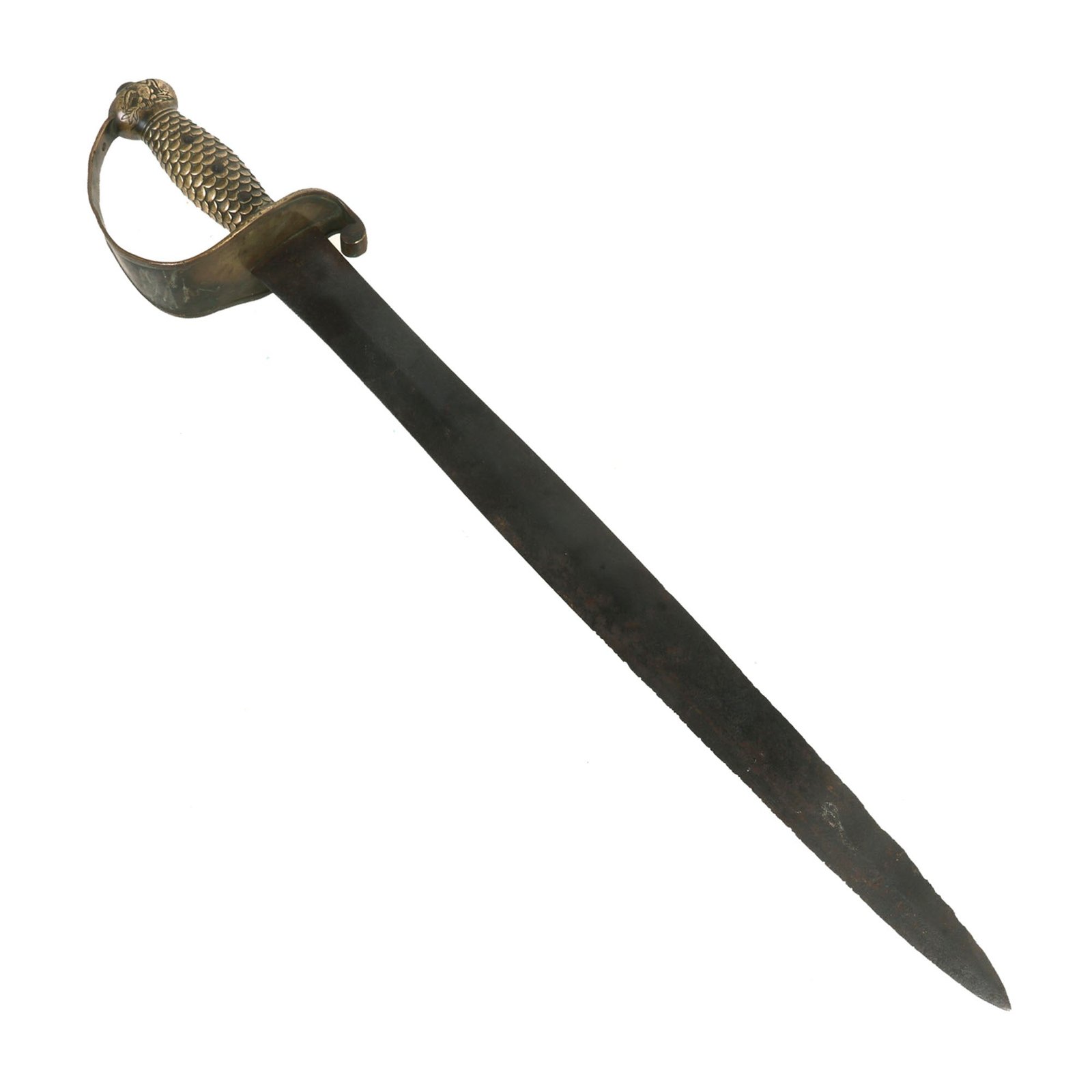Buy Original U.S. Civil War & Mexican-American War Rare M1841 Naval Cutlass by N.P. Ames - Dated 1846 | Original Firearms Antique For Sale