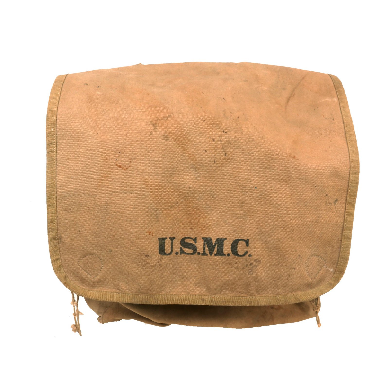 Buy Original U.S. Pre-WWI USMC M1878 Blanket Bag by Philadelphia Depot - 1912 Dated | Original Firearms Antique For Sale