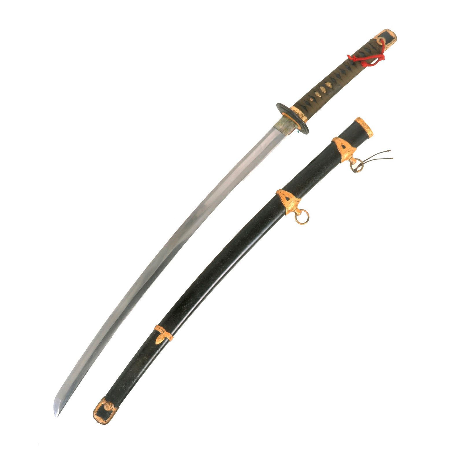 Buy Original WWII Japanese Navy Officer P1937 Kai-Gunto Katana Sword by TAKEYASU with Sharkskin Shagreen Scabbard | Original Firearms Antique For Sale