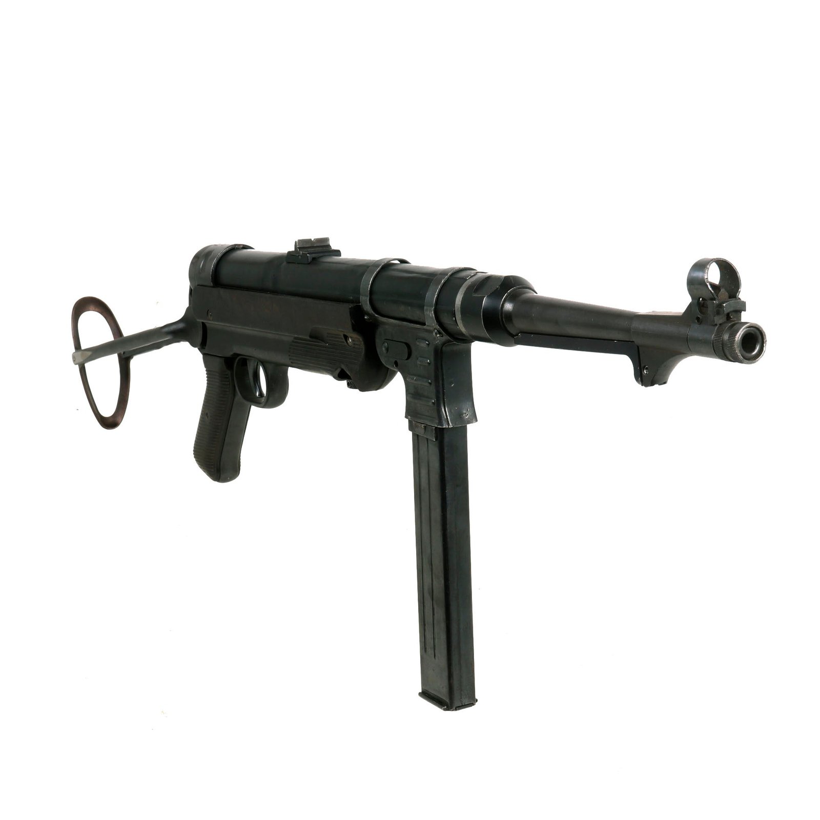 Buy Original German WWII 1942 dated MP 40 Display Gun by Steyr with Live Barrel and Magazine - Maschinenpistole 40 | Original Firearms Antique For Sale
