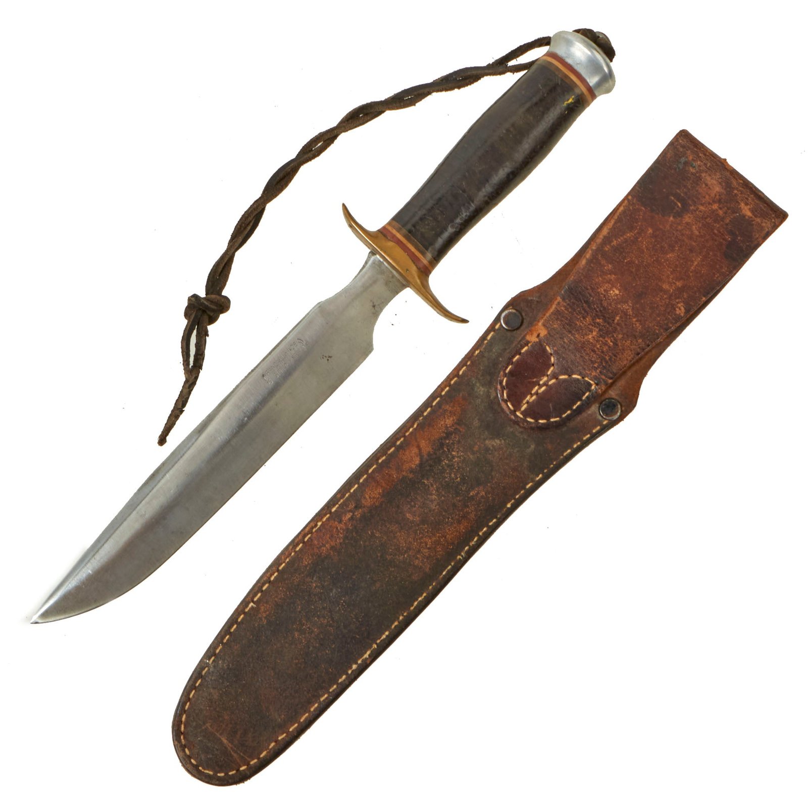 Buy Original U.S. WWII Randall Model 1 “Springfield” Fighting Knife Circa 1943 with Original Sheath | Original Firearms Antique For Sale