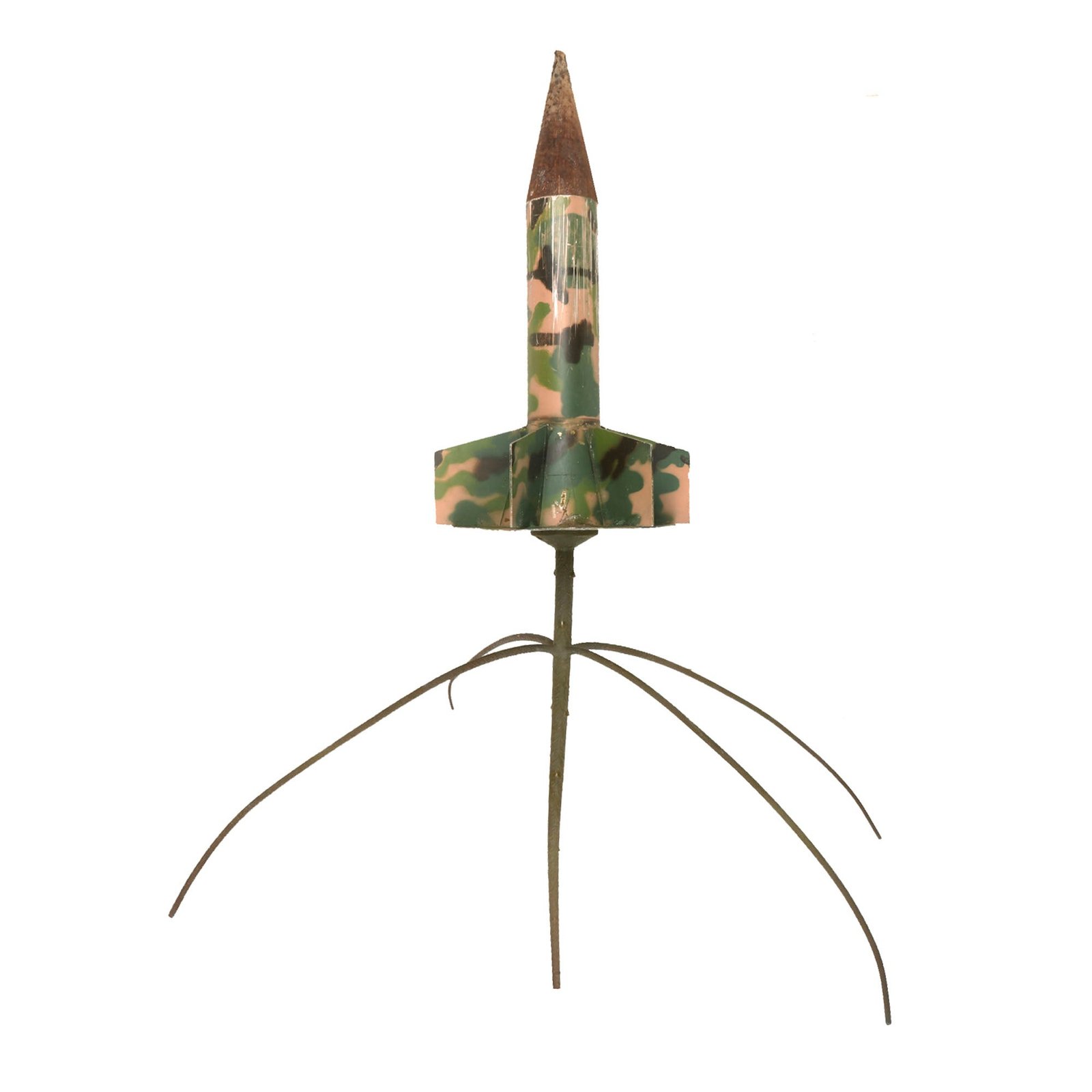 Buy Original U.S. Vietnam War Era Operation Igloo White Seismic Sensor ADSID I with Fins & Antenna | Original Firearms Antique For Sale