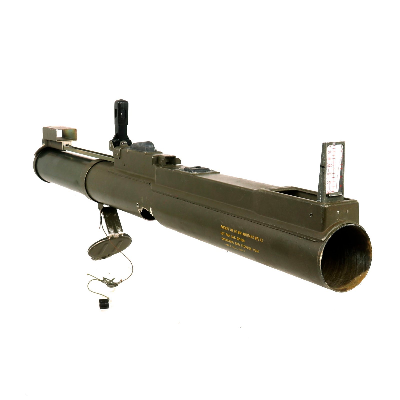 Buy Original U.S. Invasion of Grenada Era Inert M72A3 Light Anti-Armor Weapon “LAW” Tube | Original Firearms Antique For Sale