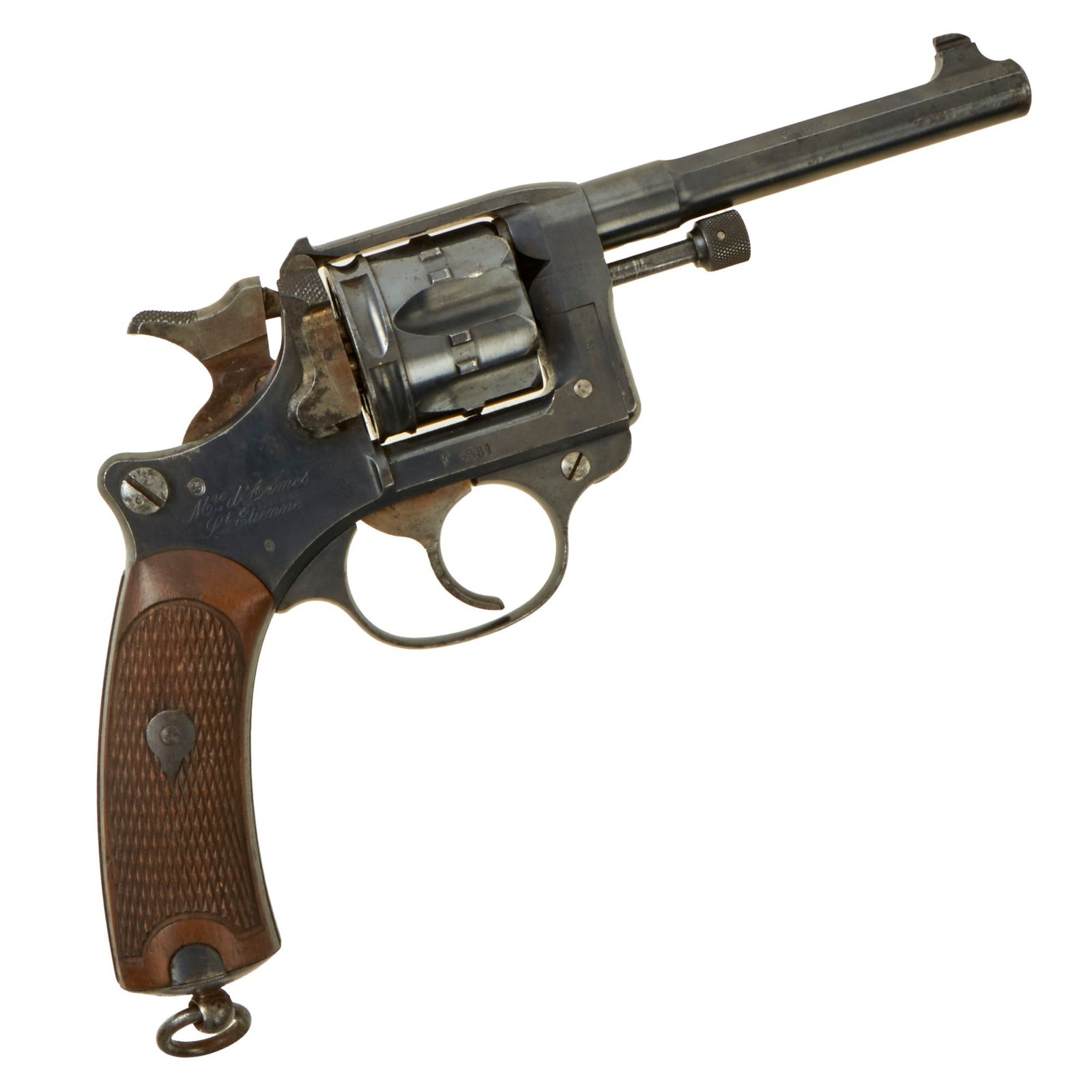 Buy Original Excellent French Modèle 1892 Lebel Revolver in 8mm dated 1893 - Serial F 6581 - First Year of Production | Original Firearms Antique For Sale