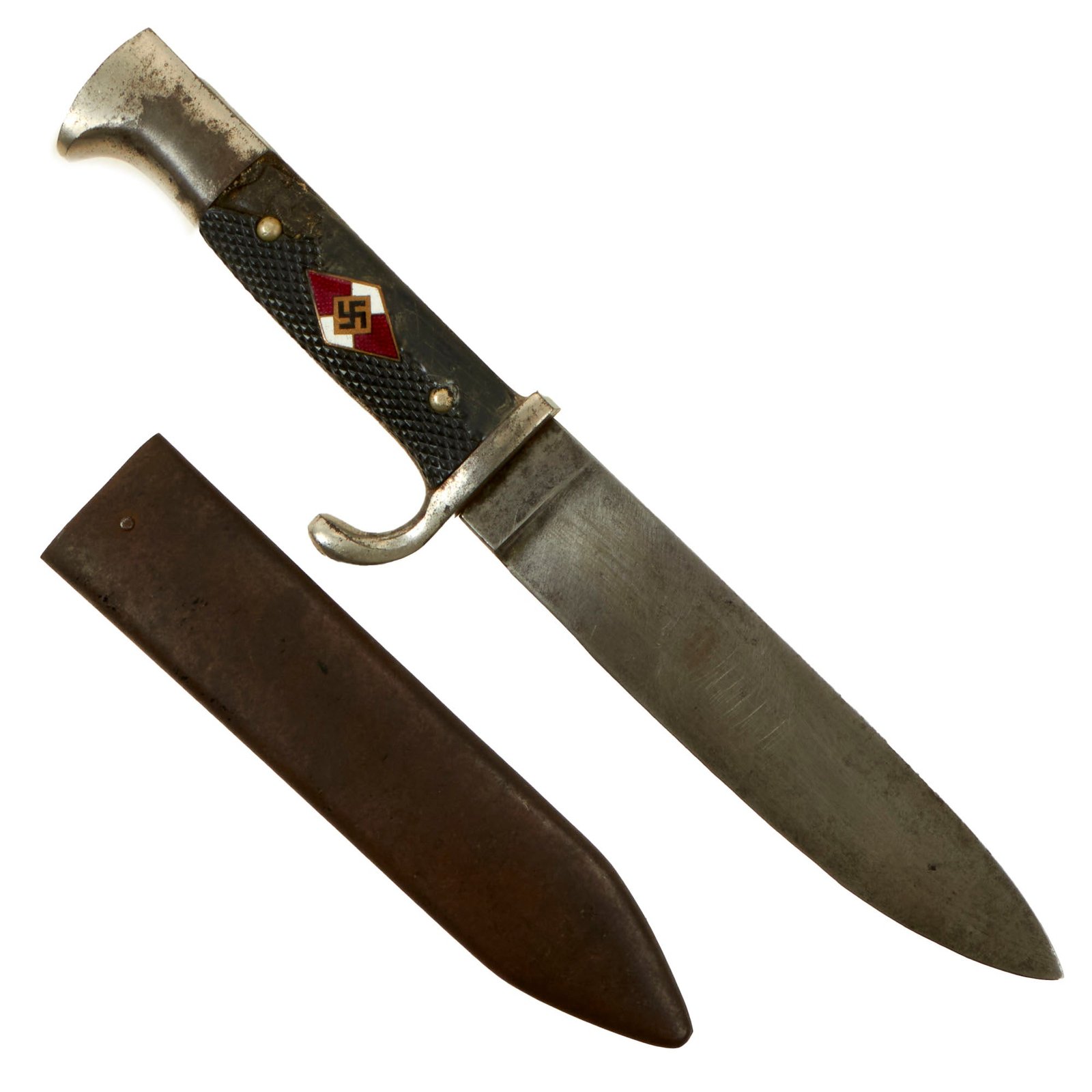 Buy Original German WWII 1938 Dated Transitional HJ Knife by Lauterjung & Sohn PUMA-Werk with Scabbard - RZM M7/27 | Original Firearms Antique For Sale