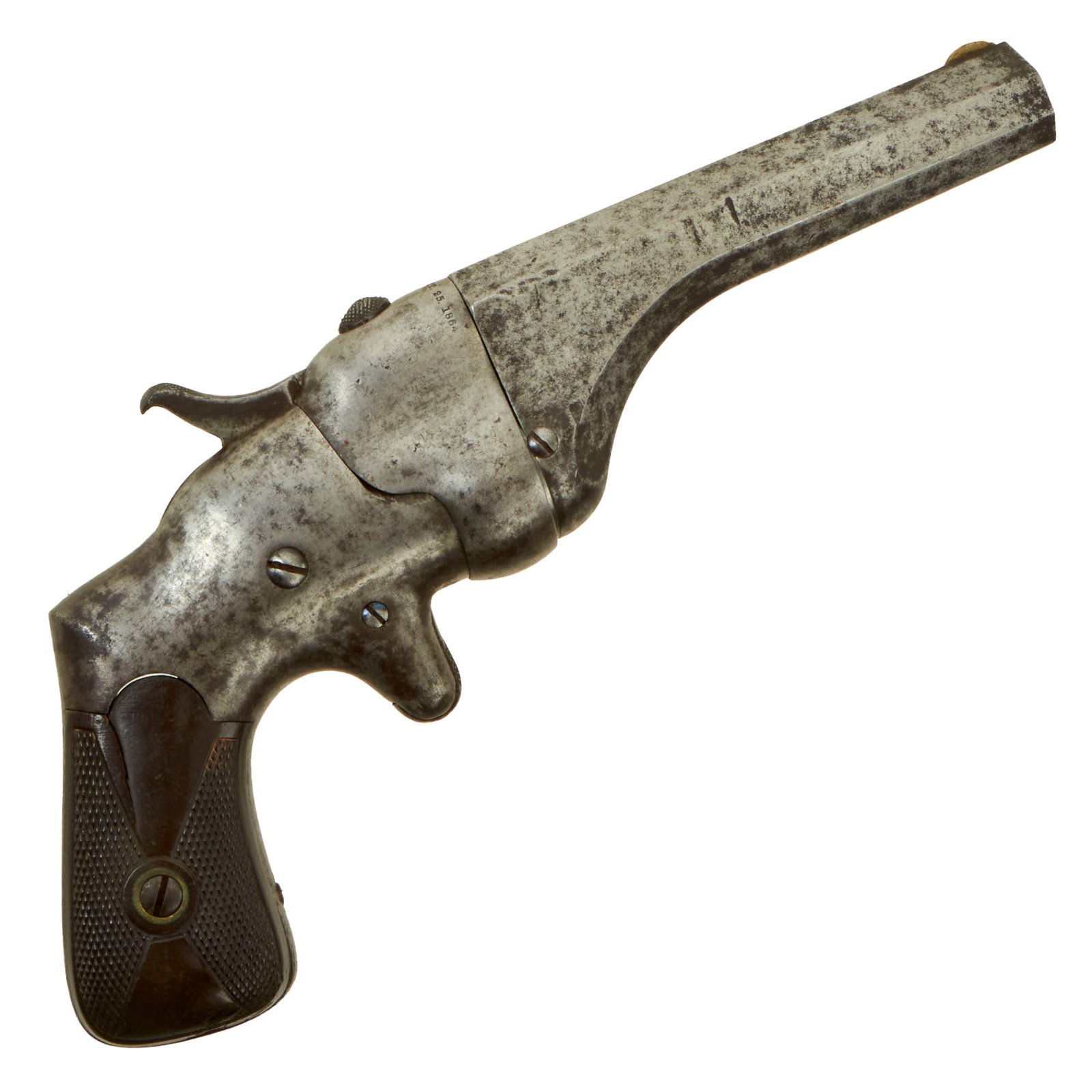 Buy Original U.S. Hammond "Bulldog" .44 Rimfire Pocket Pistol by Connecticut Arms & Mfg. Co. Serial 5827 - circa 1866 | Original Firearms Antique For Sale
