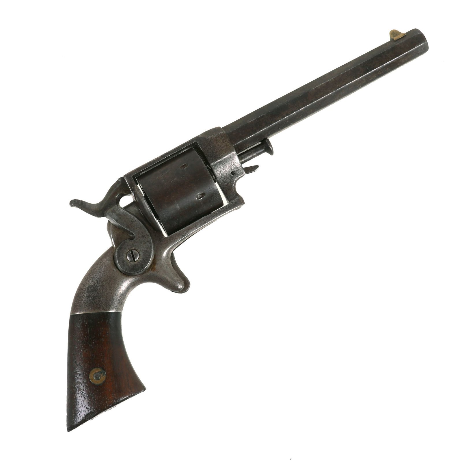 Buy Original U.S. Civil War Allen & Wheelock .32cal Side Hammer Rimfire Revolver - Matching Serial 694 | Original Firearms Antique For Sale