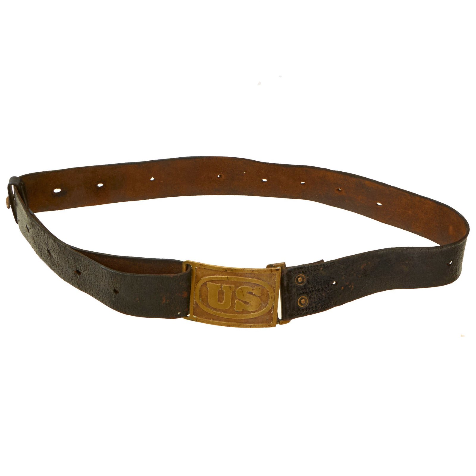 Buy Original U.S. Indian Wars M-1874 Enlisted Man’s Belt & Buckle | Original Firearms Antique For Sale