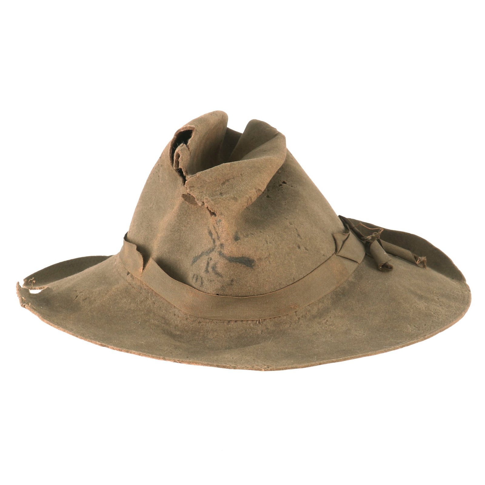 Buy Original U.S. Spanish-American War Ohio Infantry Marked Model 1883/89 Campaign Hat | Original Firearms Antique For Sale