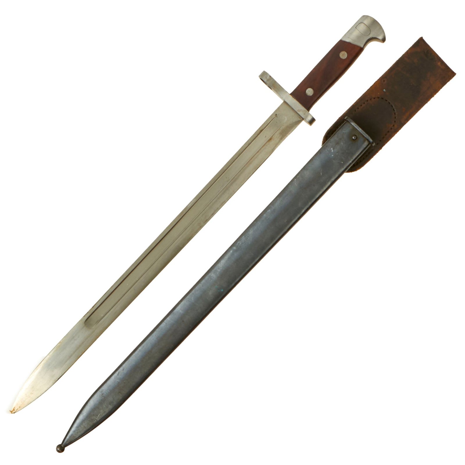 Buy Original U.S. Export Russian Contract Model 1895 Winchester Bayonet & Scabbard | Original Firearms Antique For Sale
