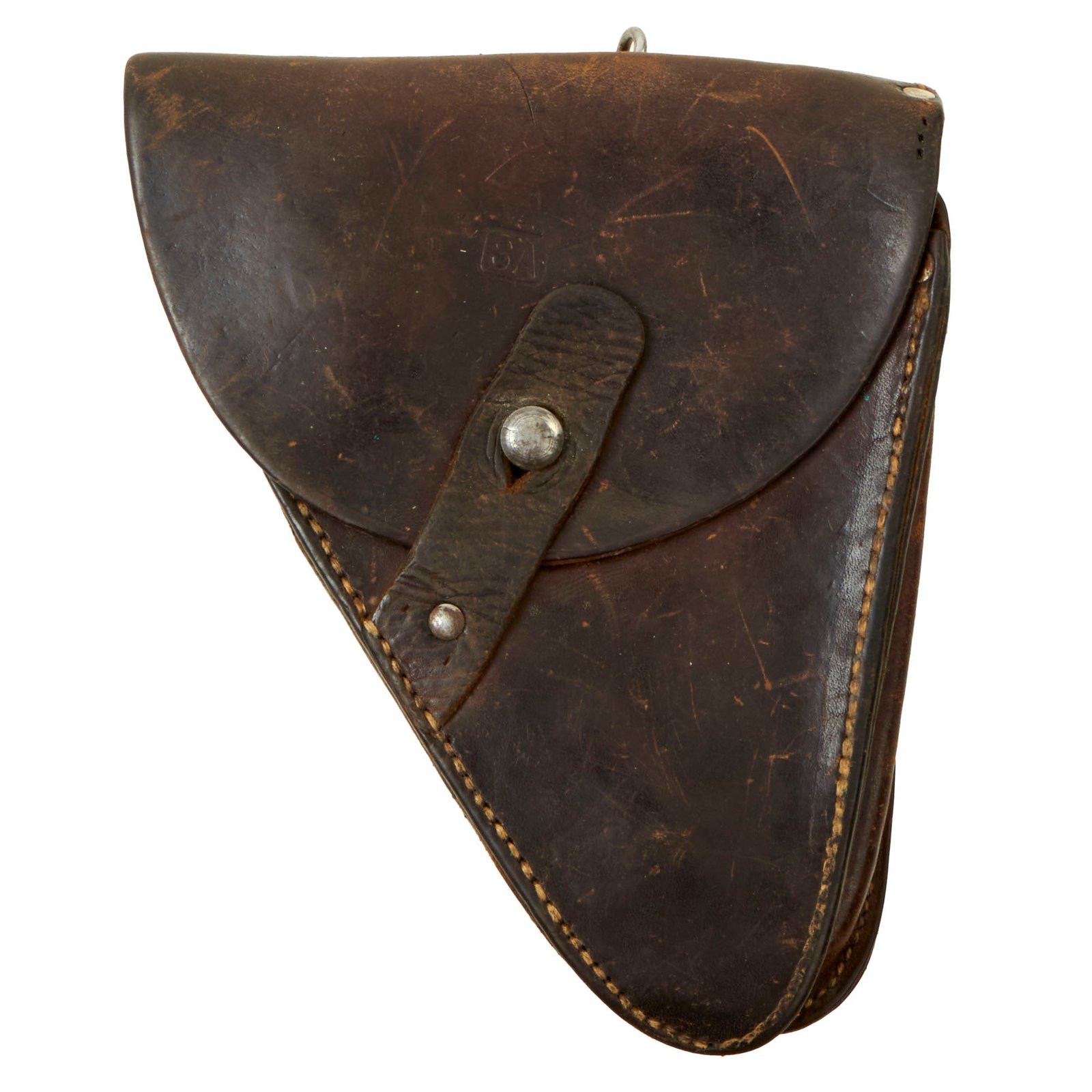 Buy Original French WWI Model 1916 Ruby Pistol Holster - 1917 Dated | Original Firearms Antique For Sale