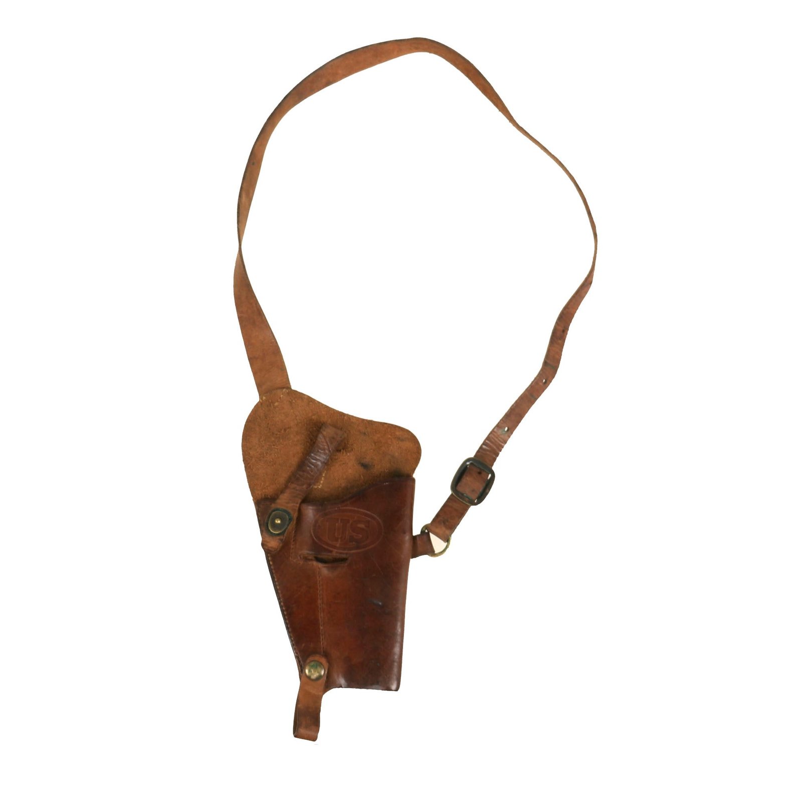 Buy Original U.S. WWII M3 Colt 1911 .45 Tanker Shoulder Holster by Enger-Kress | Original Firearms Antique For Sale