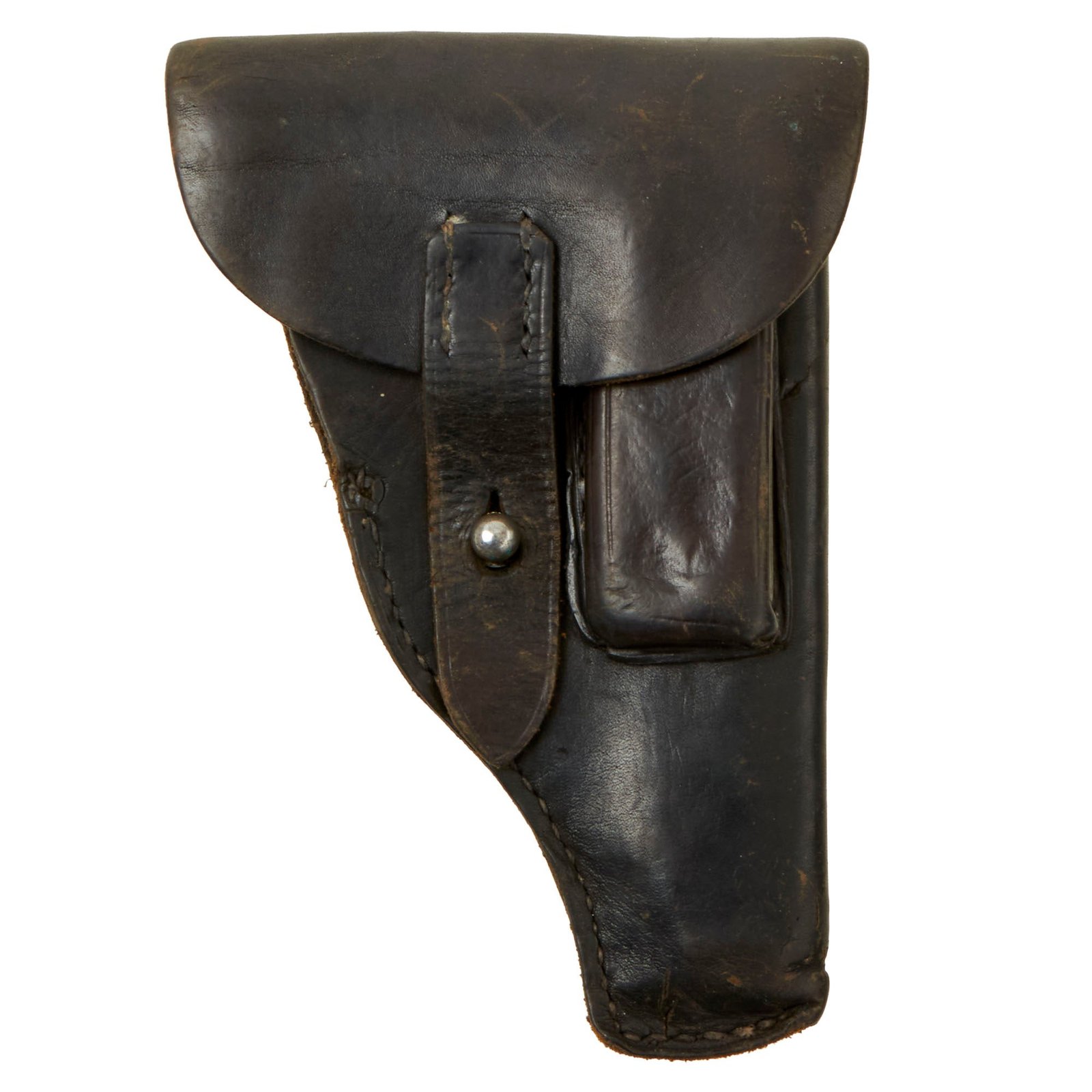 Buy Original German WWII 1934 Mauser Black Softshell Leather Holster | Original Firearms Antique For Sale