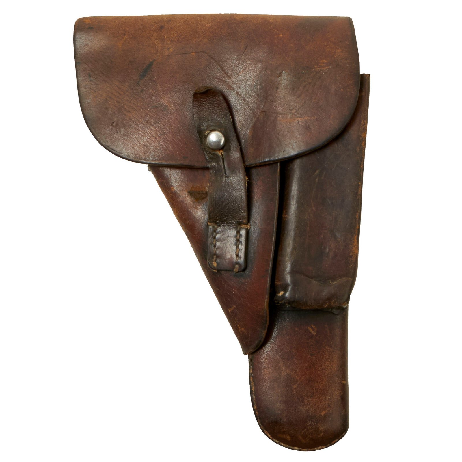 Buy Original German WWII Browning Hi-Power Leather Softshell Holster by A. Walshausen - Dated 1942 | Original Firearms Antique For Sale