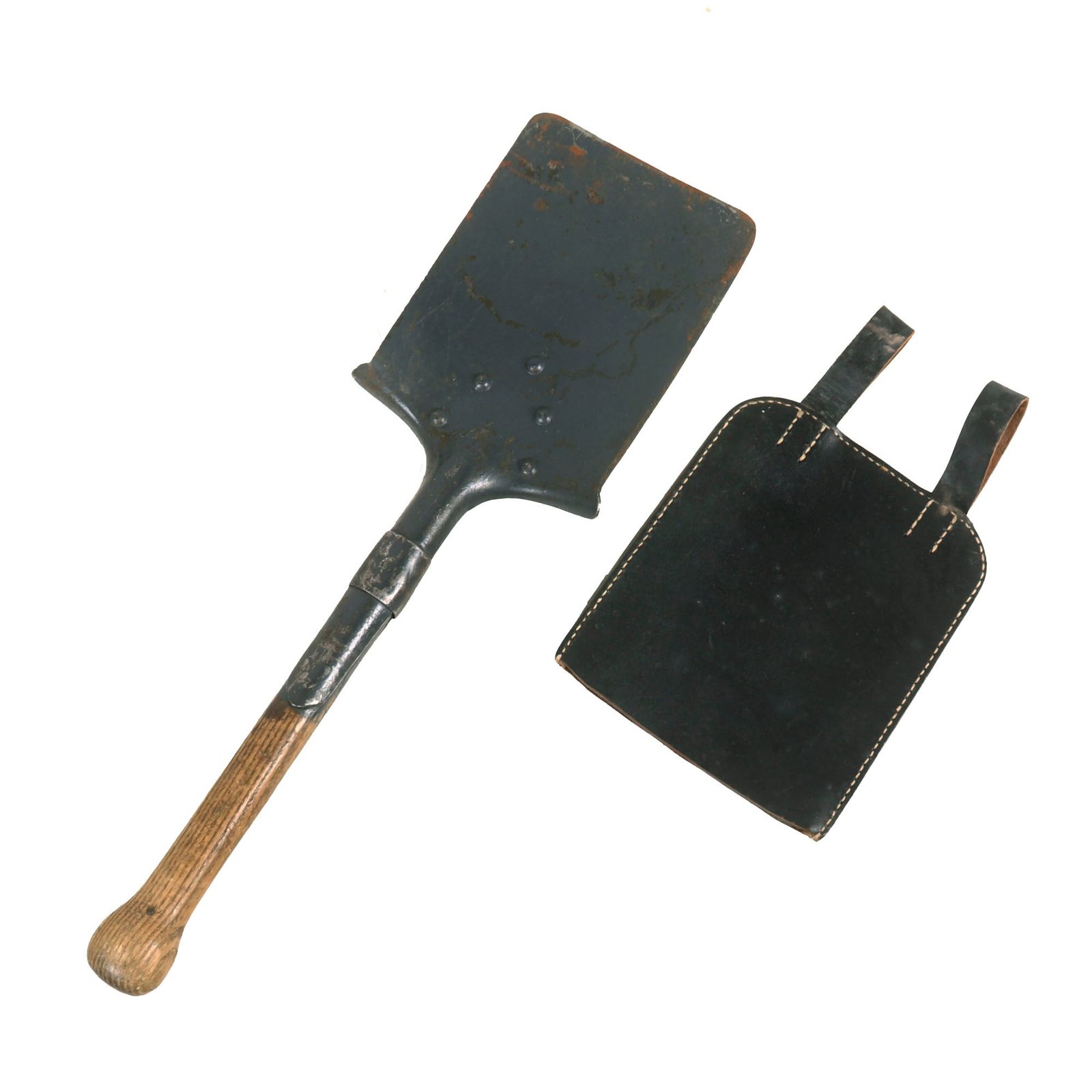 Buy Original German WWII Square Head Entrenching Tool With Carrier | Original Firearms Antique For Sale