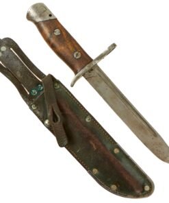 Buy Original Finnish WWII M39 Mosin Nagant Kulmala SK.Y Civil Guard Bayonet With Scarce Leather Scabbard | Original Firearms Antique For Sale
