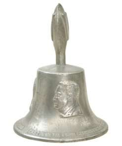 Buy Original British WWII RAF Benevolent Fund Relief Victory Bell Made from Aluminum of Downed German Aircraft | Original Firearms Antique For Sale