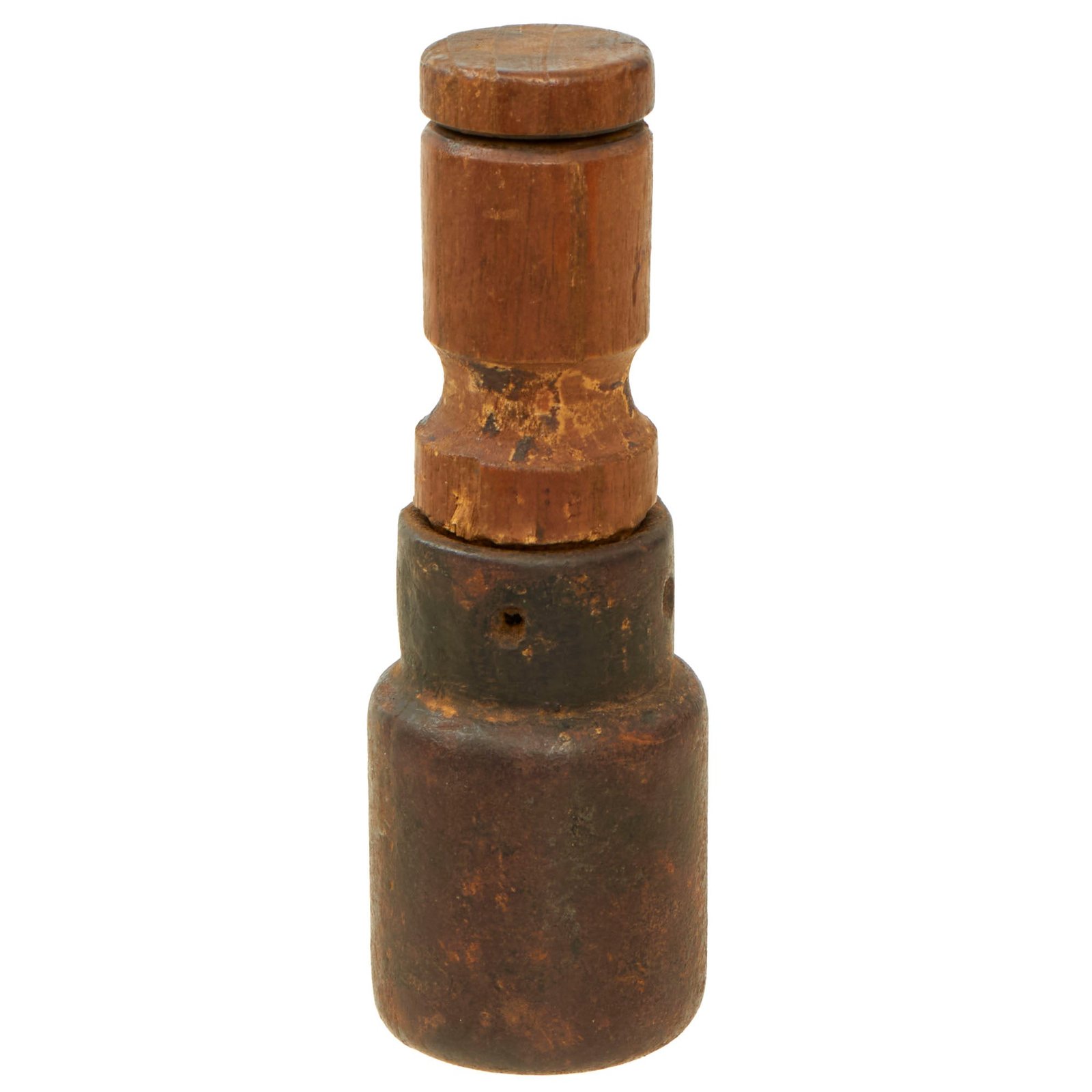 Buy Original Vietnam War NVA / VC North Vietnamese Short Length Stick Grenade with Bottom Cap & Pull String - Inert | Original Firearms Antique For Sale