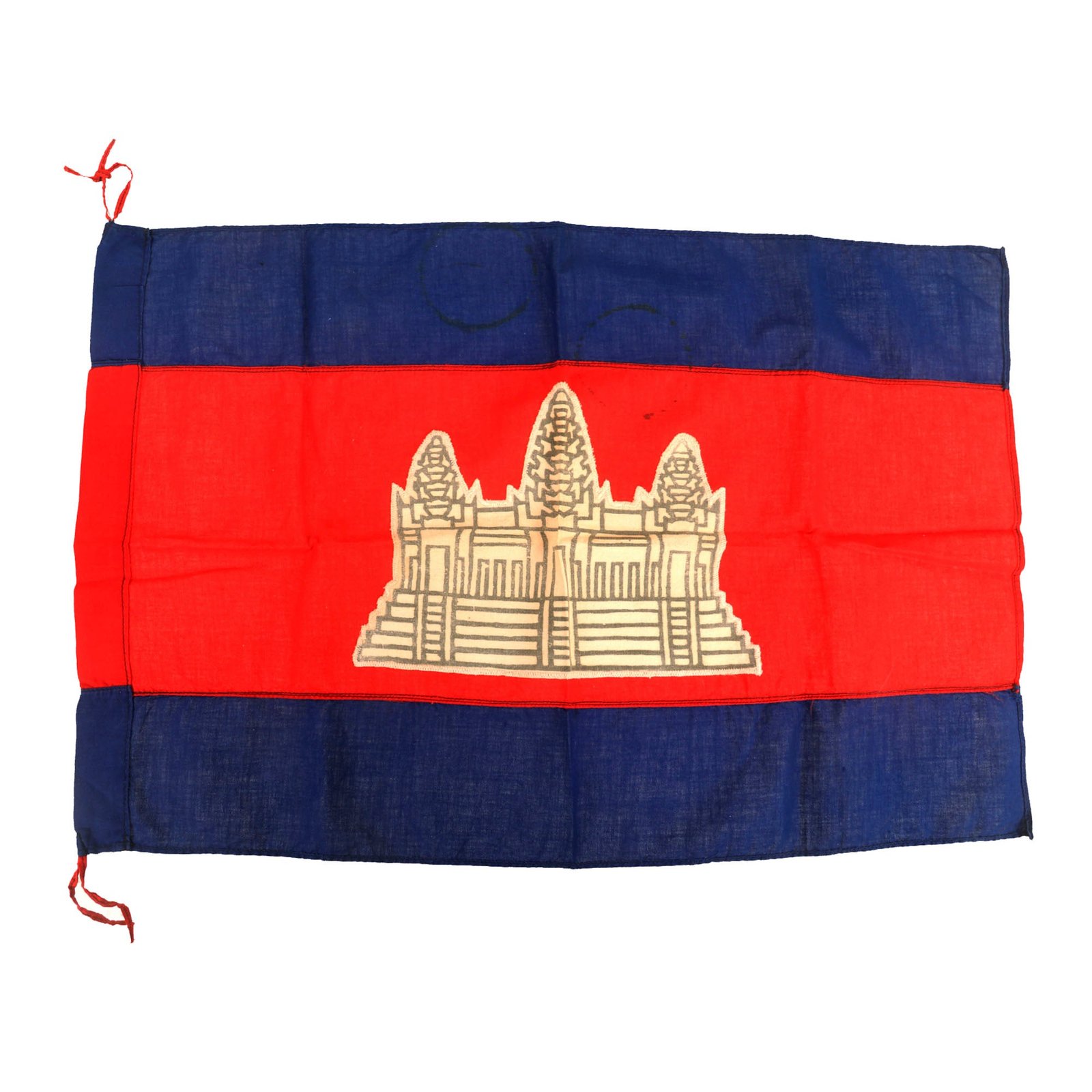 Buy Original Cambodia Vietnam War Flag of the Kingdom of Cambodia - 15 x 22” | Original Firearms Antique For Sale