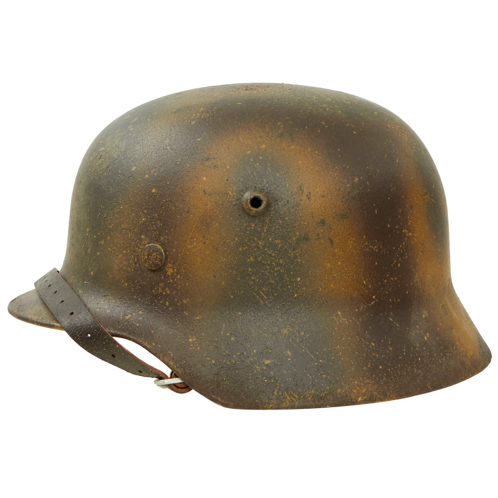Buy Original German WWII Professionally Restored M35 Army Heer Camouflage Helmet - SE64 | Original Firearms Antique For Sale
