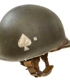 Buy Original U.S. WWII M1 Helmet Converted to 506th Parachute Infantry Regiment Airborne Paratrooper M-1D D-Bale Helmet | Original Firearms Antique For Sale