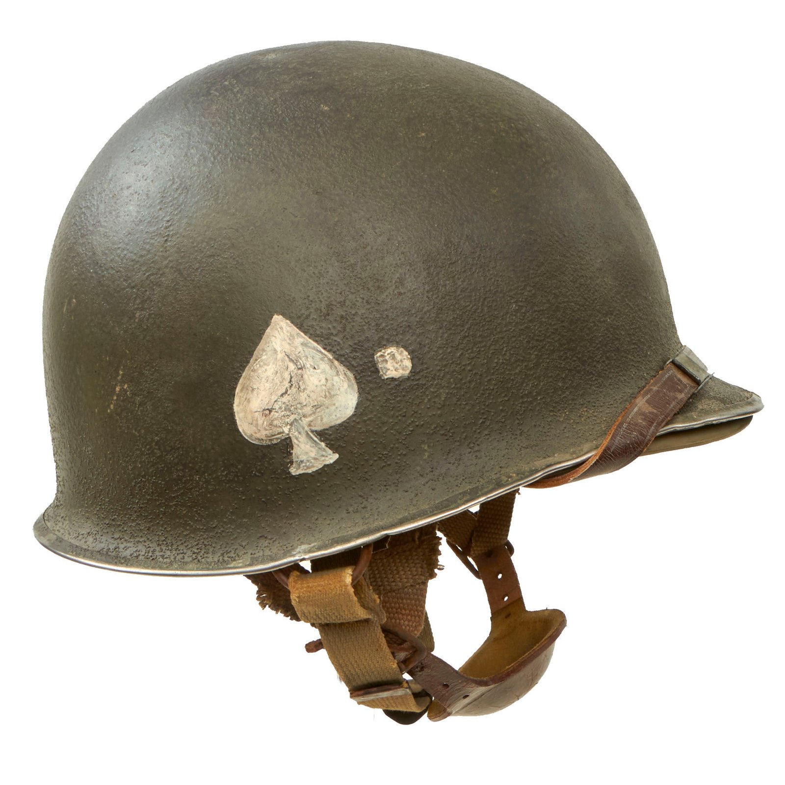 Buy Original U.S. WWII M1 Helmet Converted to 506th Parachute Infantry Regiment Airborne Paratrooper M-1D D-Bale Helmet | Original Firearms Antique For Sale