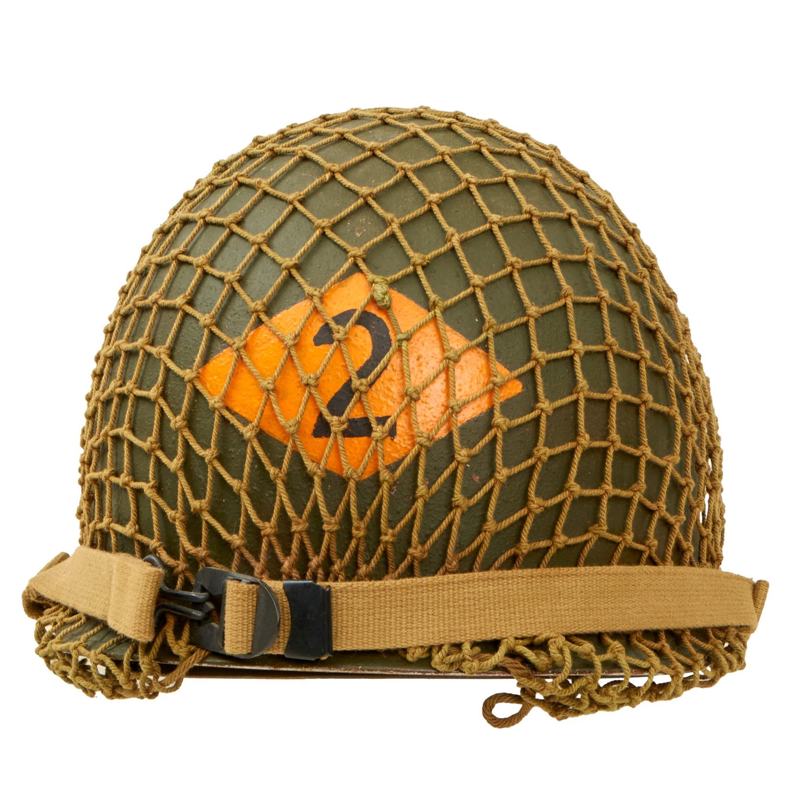 Buy Original U.S. WWII M1 Helmet Converted to 2nd Ranger Battalion M1 Helmet with Firestone Liner | Original Firearms Antique For Sale