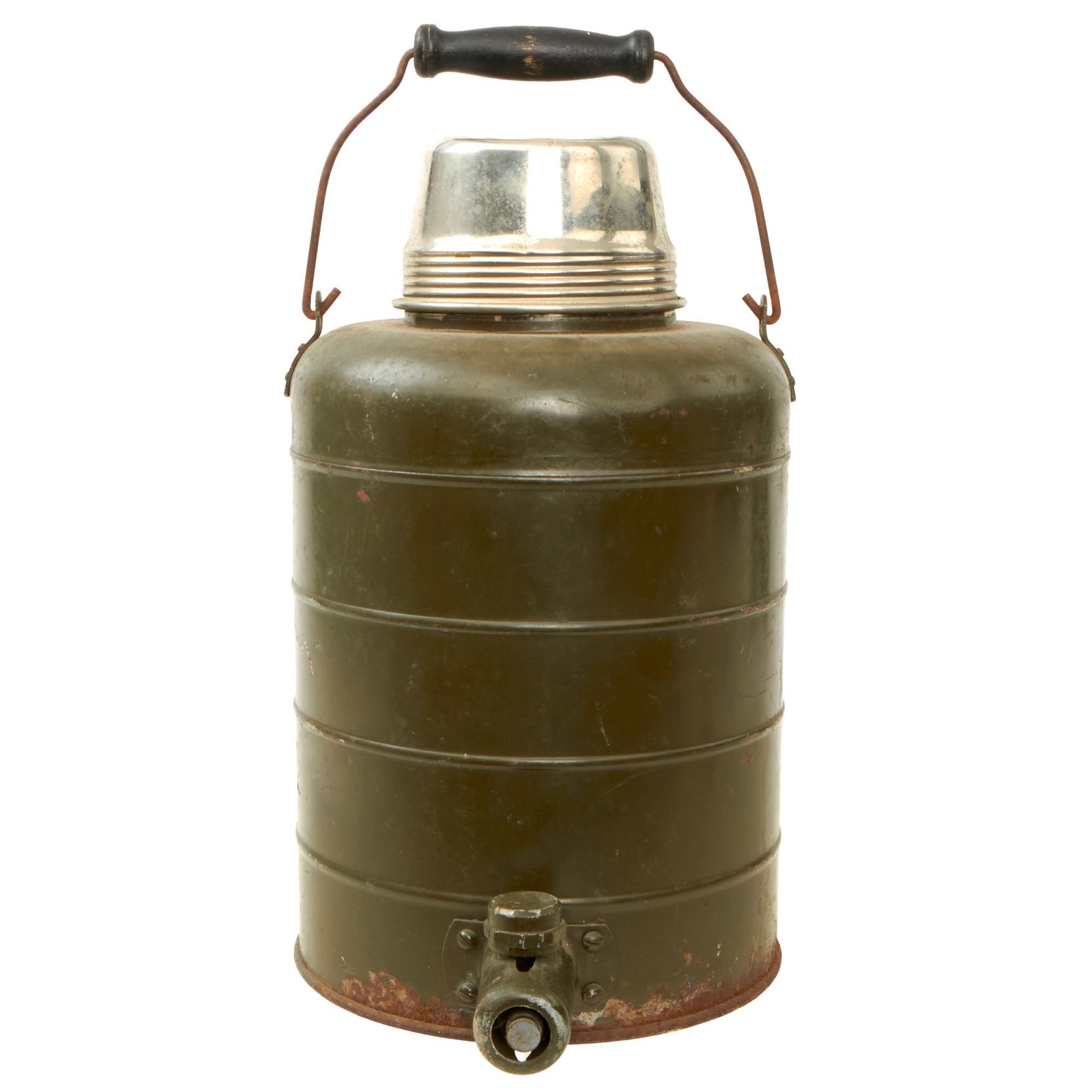 Buy Original U.S. WWII Navy-Marked Stanley Crew Thermos Jug | Original Firearms Antique For Sale