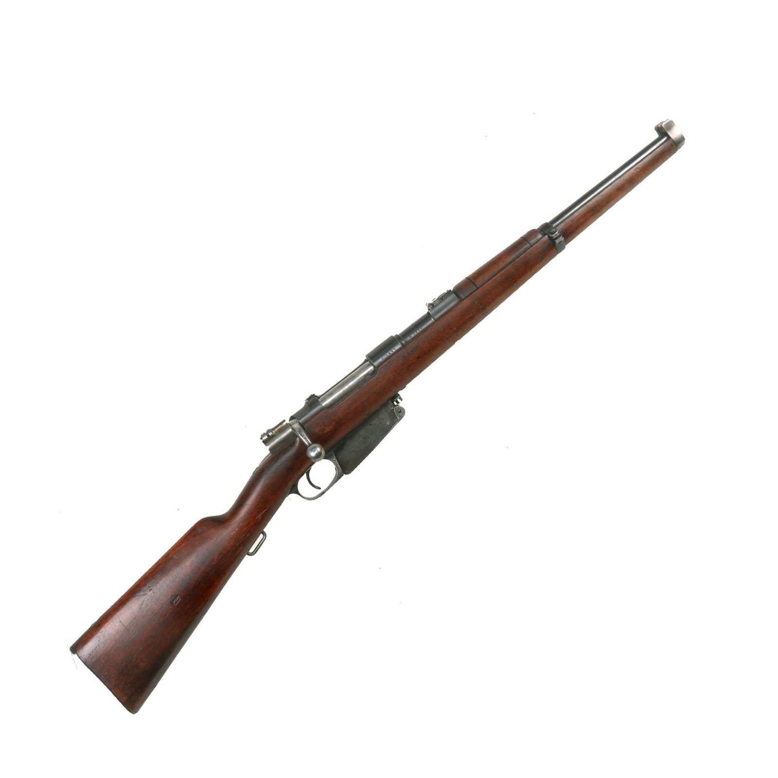 Buy Original German Made M1891 Argentine Mauser Carbine by Ludwig Loewe with Matching Serial B 1420 & Intact Crest - made in 1893 | Original Firearms Antique For Sale