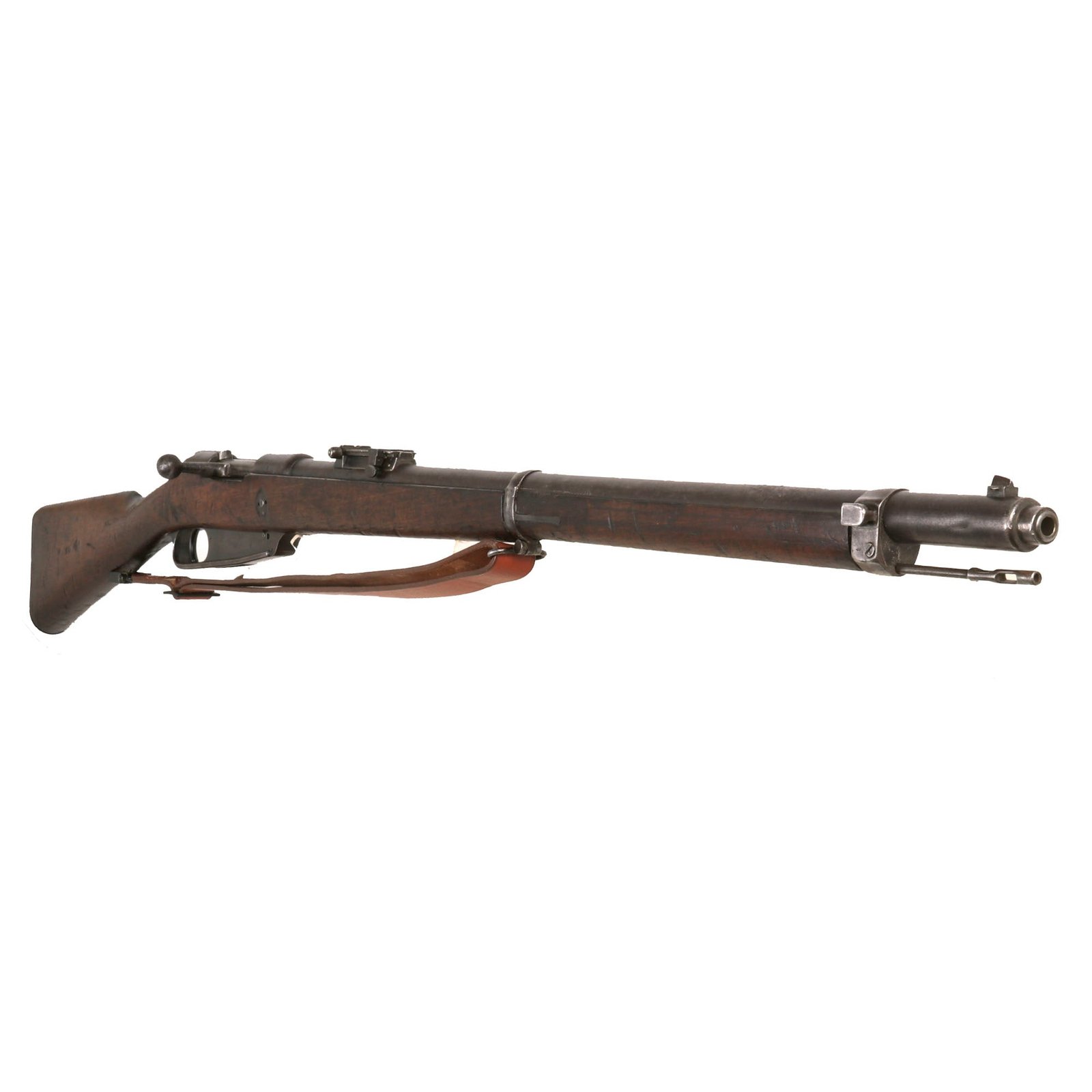 Buy Original German Pre-WWI Gewehr 1888 Commission Rifle by ŒWG Steyr Serial 8366 e with No Turkish Markings - Dated 1894 | Original Firearms Antique For Sale