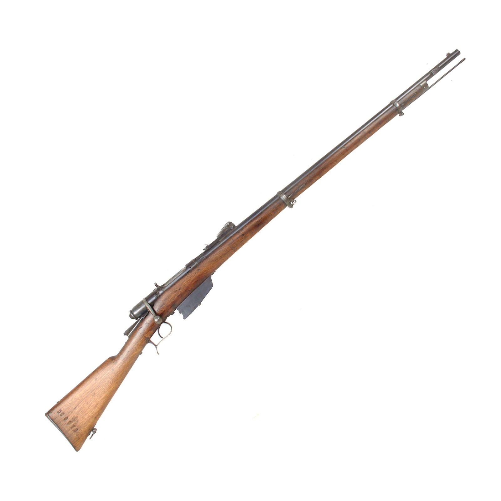 Buy Original Italian Vetterli M1870/87/15 Infantry Rifle Serial DC 8073 made in Torino Converted to 6.5mm - Dated 1889 | Original Firearms Antique For Sale