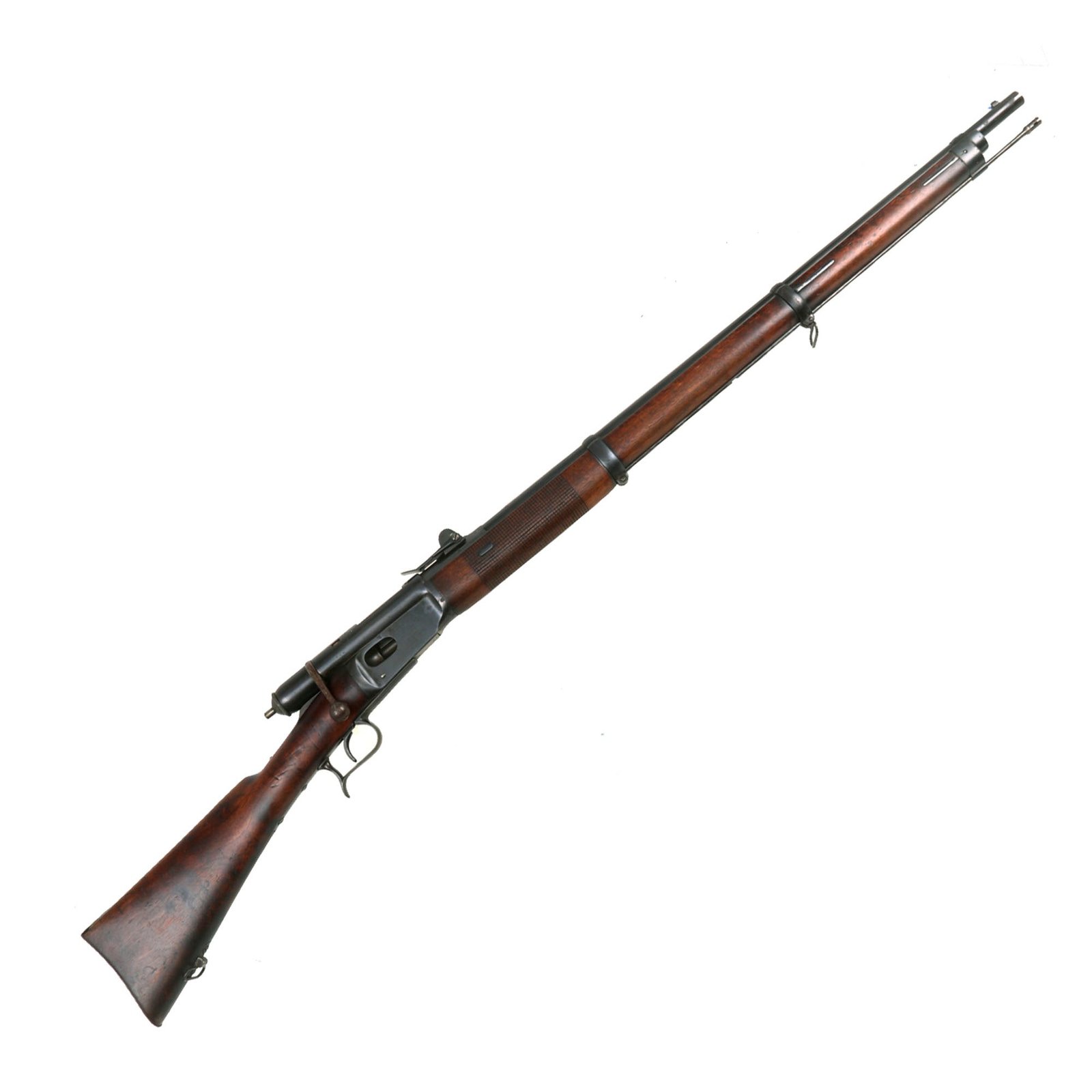 Buy Original Swiss Vetterli Repetiergewehr M1871 Infantry Magazine Rifle by W.v. Steiger Serial 30439 - 10.35 x 47mm | Original Firearms Antique For Sale
