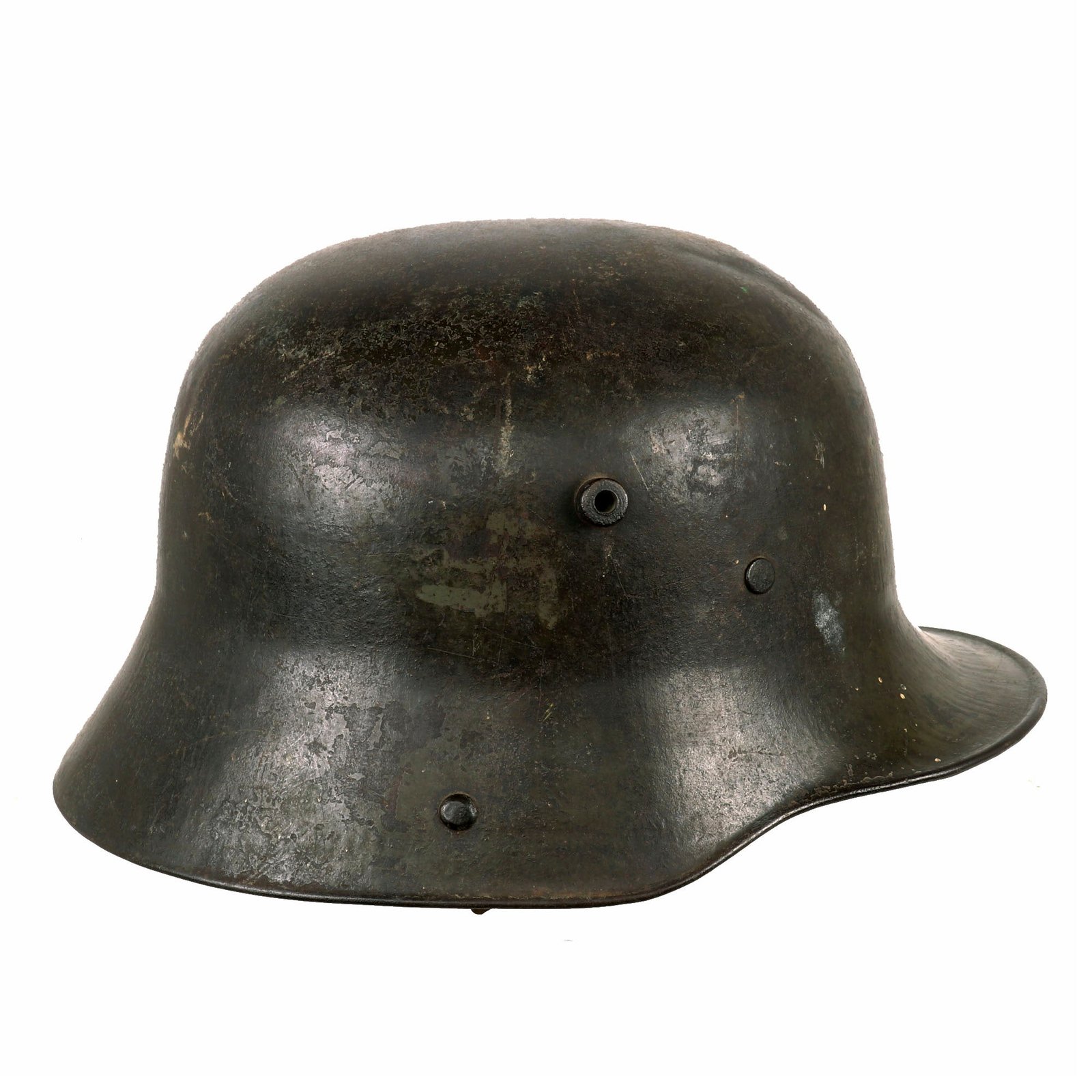Buy Original Imperial German WWI M16 Stahlhelm Helmet Shell - Rare Maker W66 - Hermann Weissenberger & Co. | Original Firearms Antique For Sale