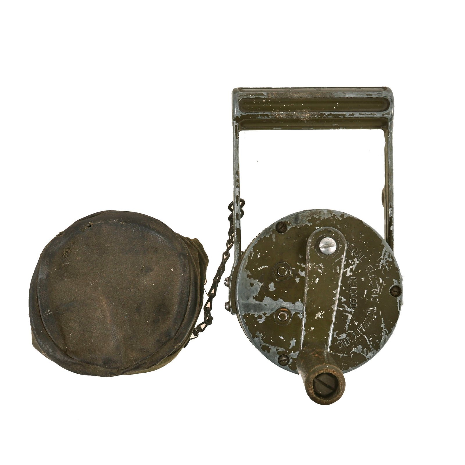 Buy Original U.S. WWII Hand Held Air Raid Siren by Federal Electric Company with Original Cover | Original Firearms Antique For Sale