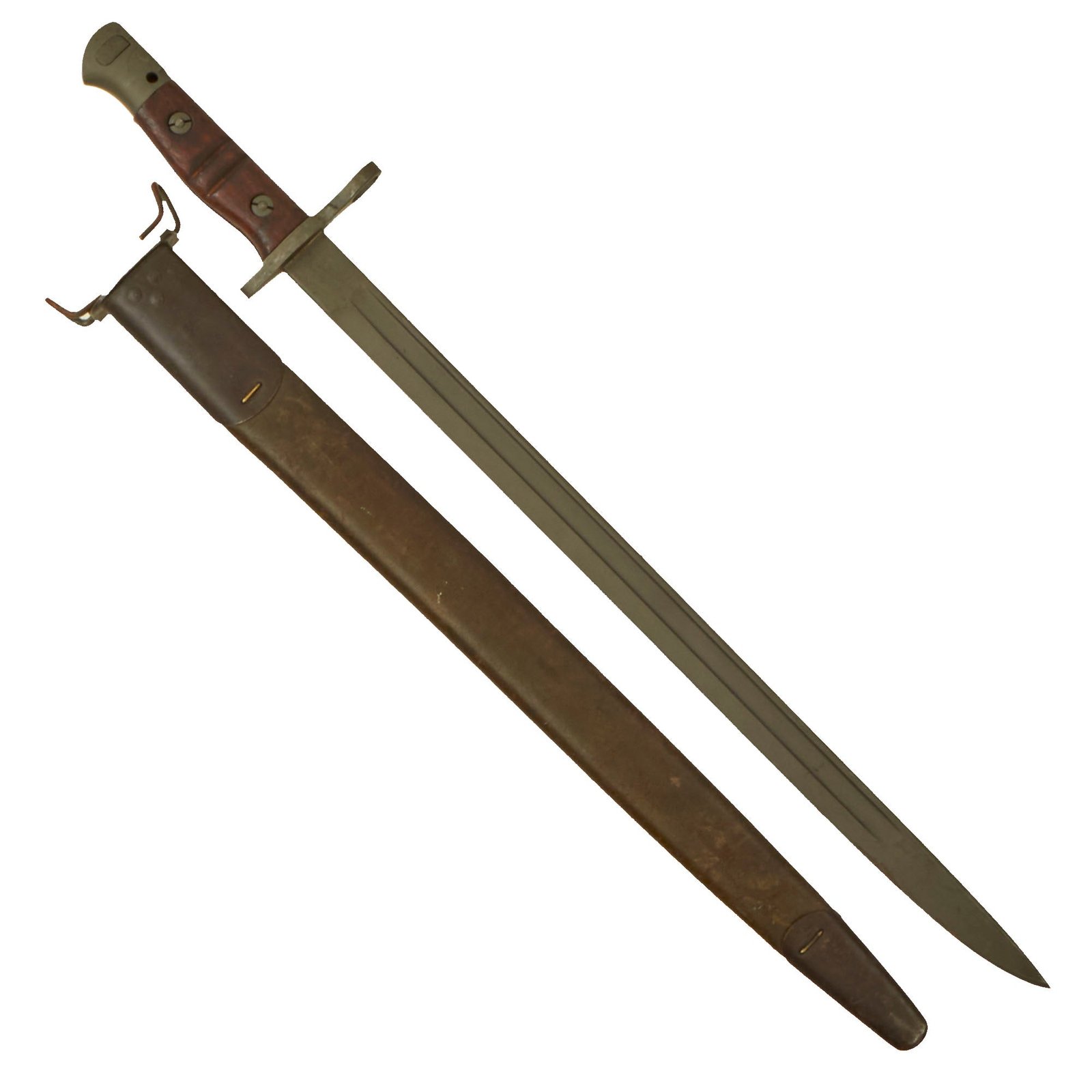Buy Original U.S. WWI M1917 Enfield Rifle & Trench Gun Bayonet by Remington with Scabbard - Dated 1917 | Original Firearms Antique For Sale