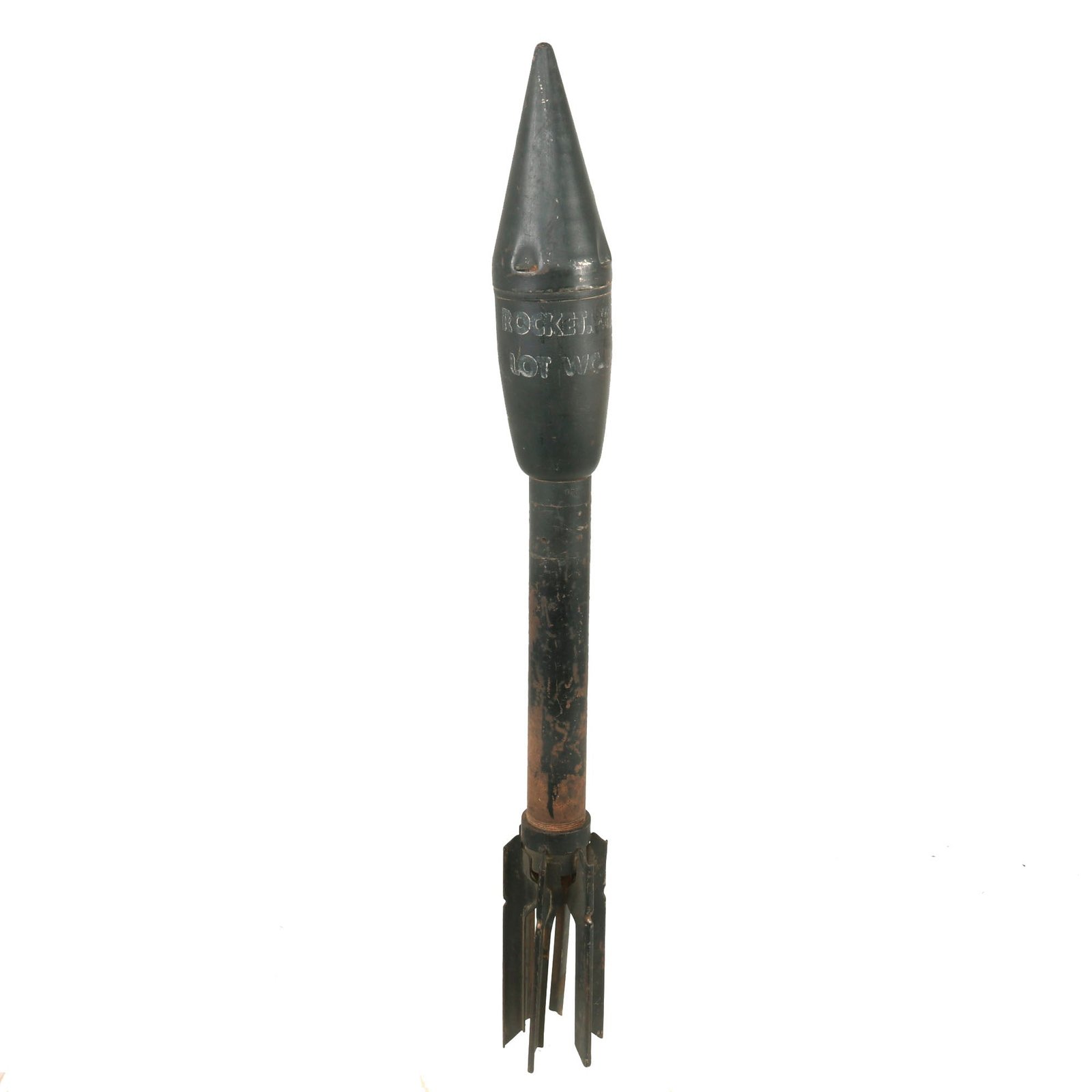 Buy Original U.S. WWII M7A1 Anti-Tank Practice Rocket for the M1 and M1A1 2.36 Inch Bazooka Launcher - Inert | Original Firearms Antique For Sale
