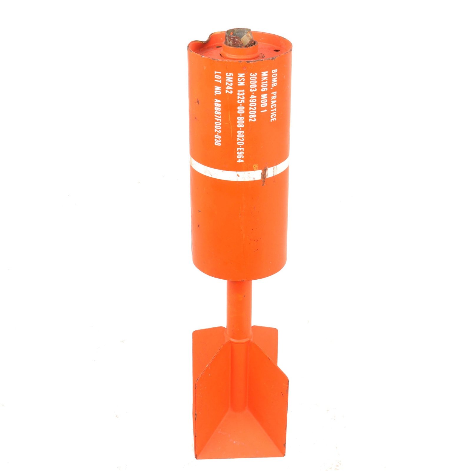 Buy Original U.S. Vietnam War War INERT MK106 MOD 1 Practice Bomb - MK 82 Training Bomb | Original Firearms Antique For Sale