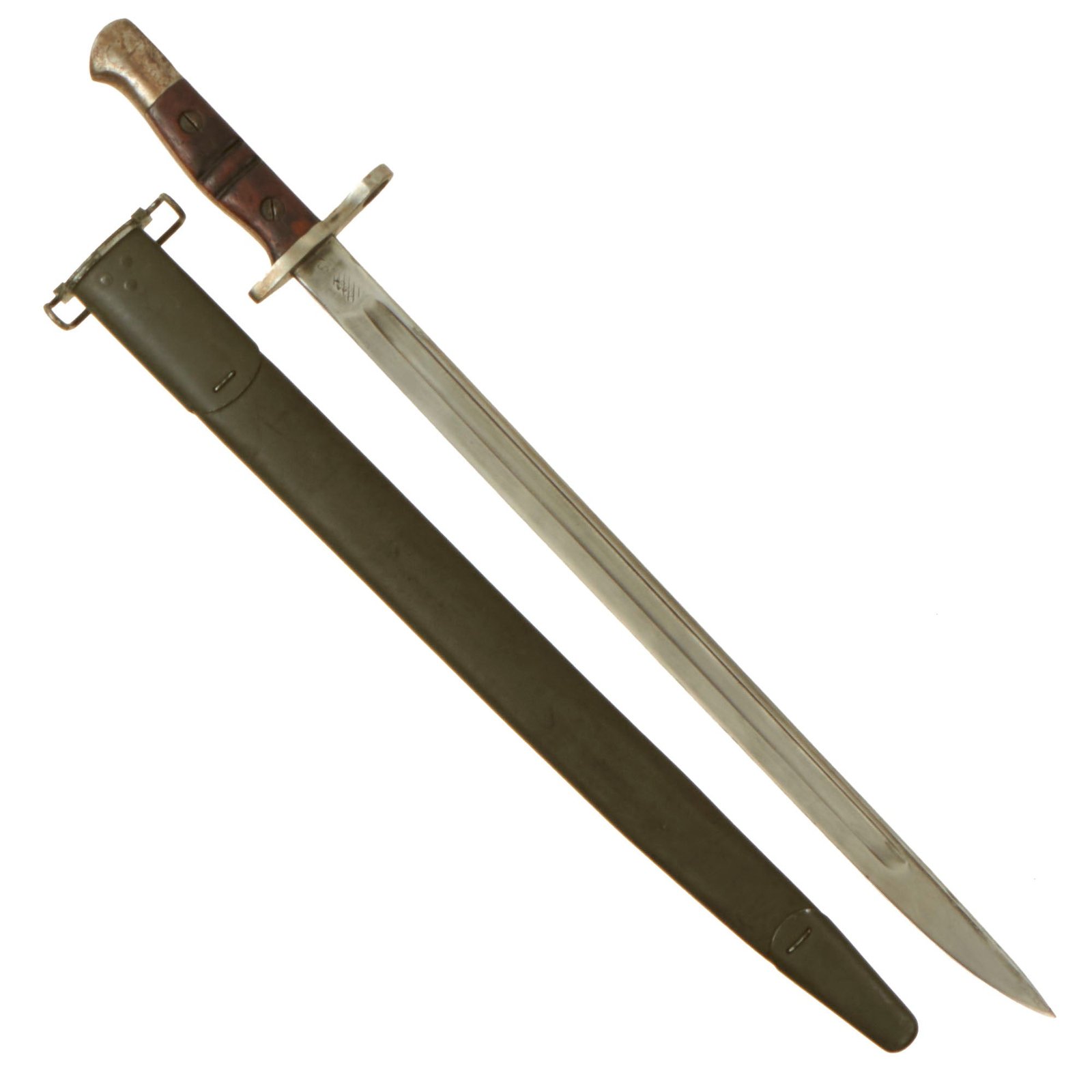 Buy Original U.S. WWI P1913 Enfield Rifle & Trench Gun Bayonet by Remington with M1917 Scabbard - Dated 1917 | Original Firearms Antique For Sale