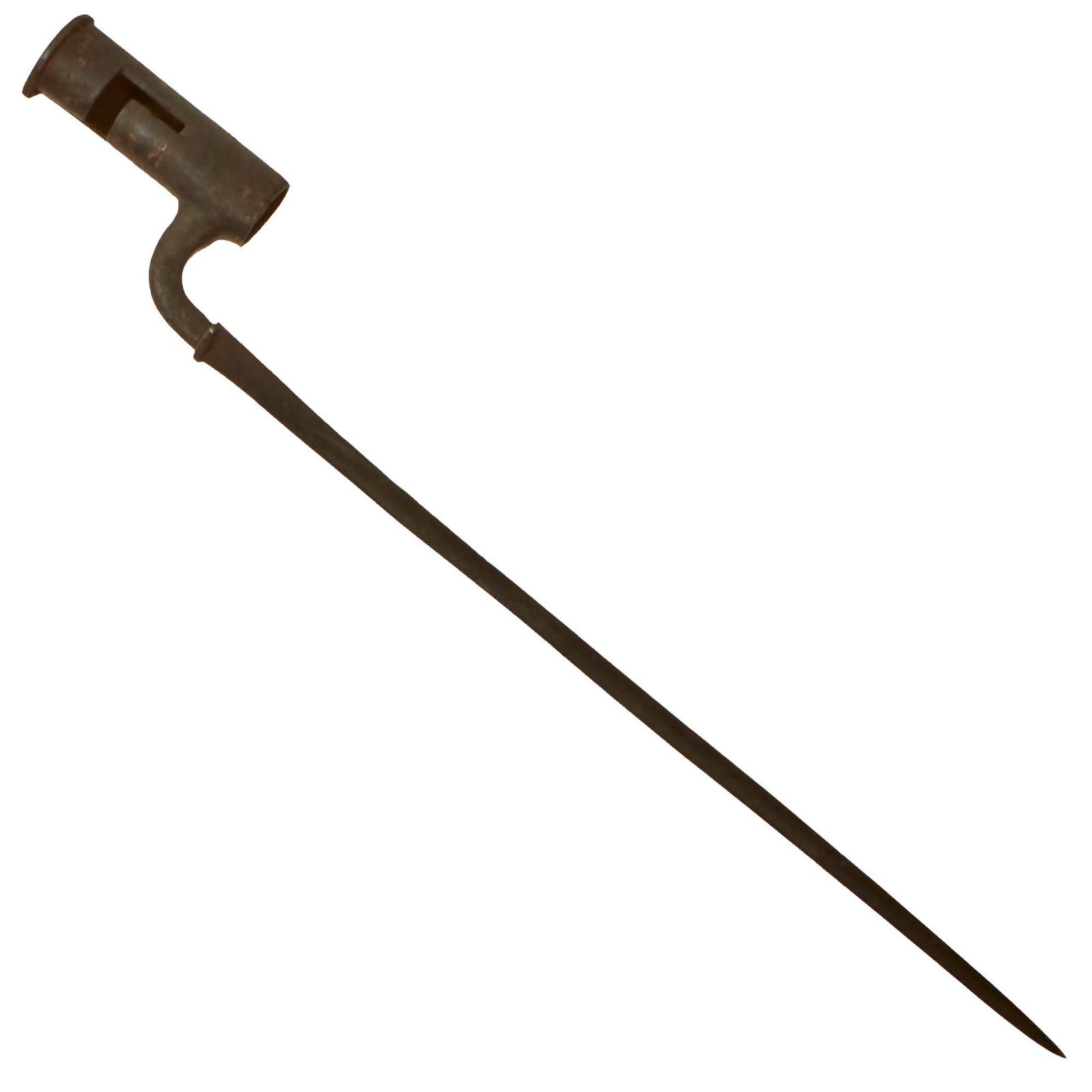 Buy Original German / Dutch American Revolutionary War Era Brown Bess Style Socket Bayonet - Circa 1750 | Original Firearms Antique For Sale