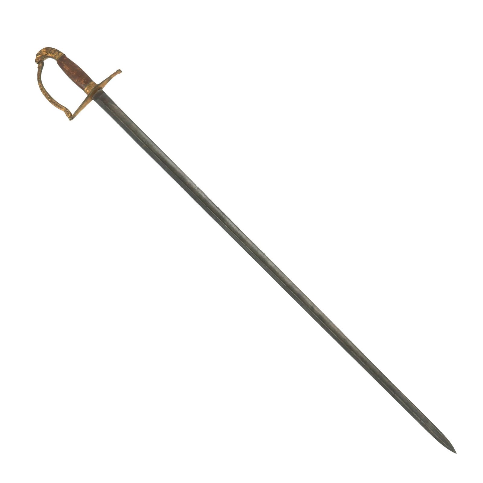 Buy Original U.S. M1821 Regulation Infantry Non-Commissioned Officer's Eagle Head Pommel Sword with Weyersberg-Made Blade | Original Firearms Antique For Sale
