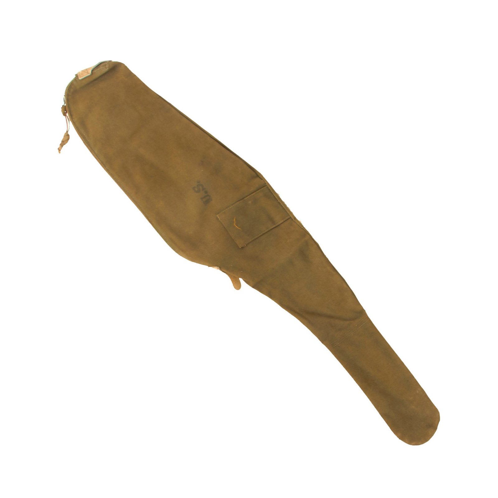 Original U.S. WWII M1 Carbine Rifle Canvas Carry Case by Atlas Awning - Dated 1944