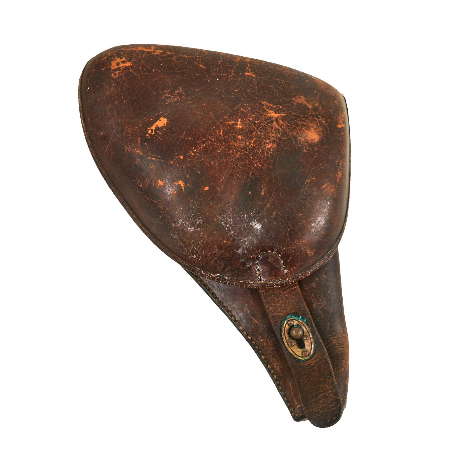 Buy Original WWI French Model 1892 Lebel Revolver Leather Clamshell Holster | Original Firearms Antique For Sale