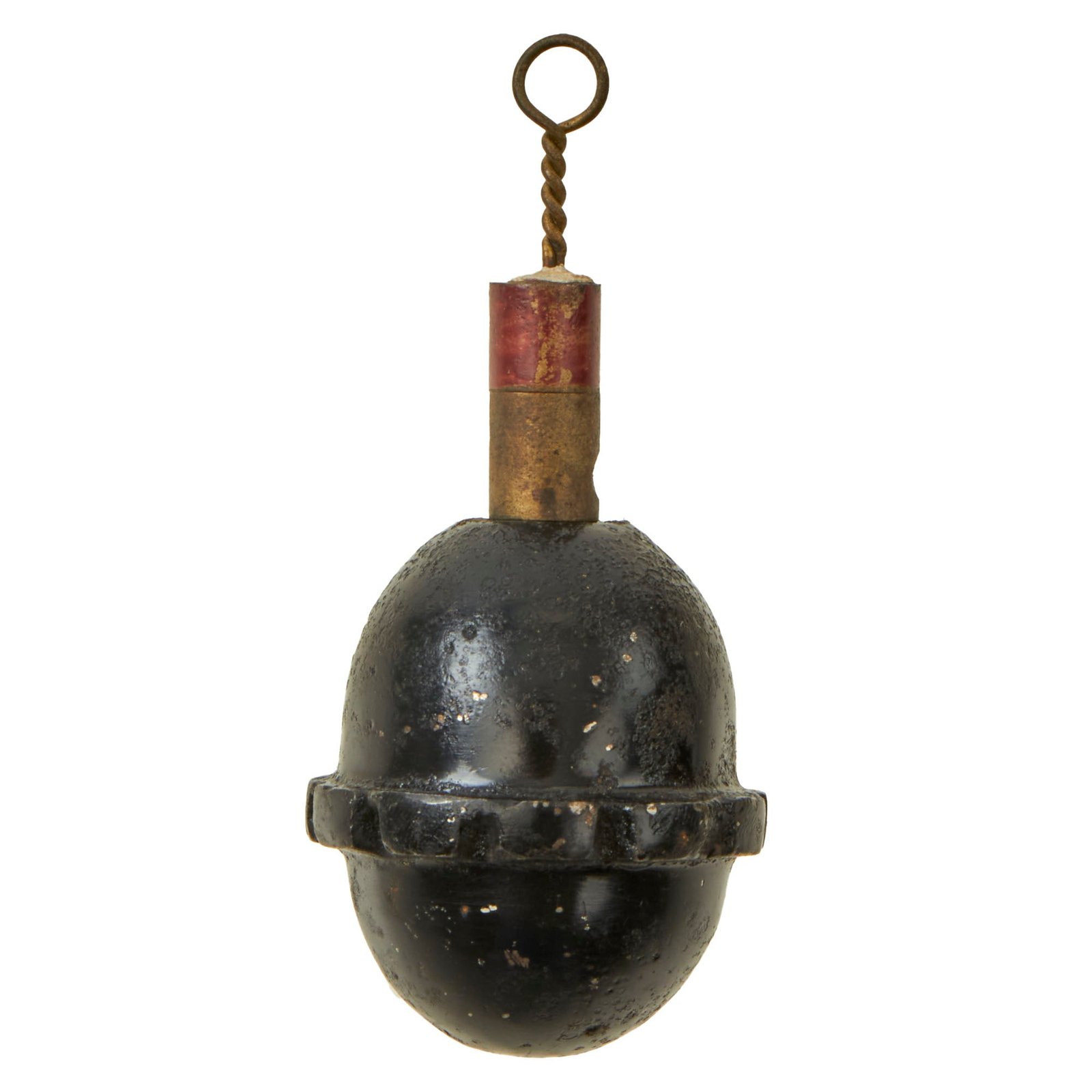 Buy Original German WWI Model 1917 n/A Inert Egg Hand Fragmentation Grenade - Eierhandgranate | Original Firearms Antique For Sale