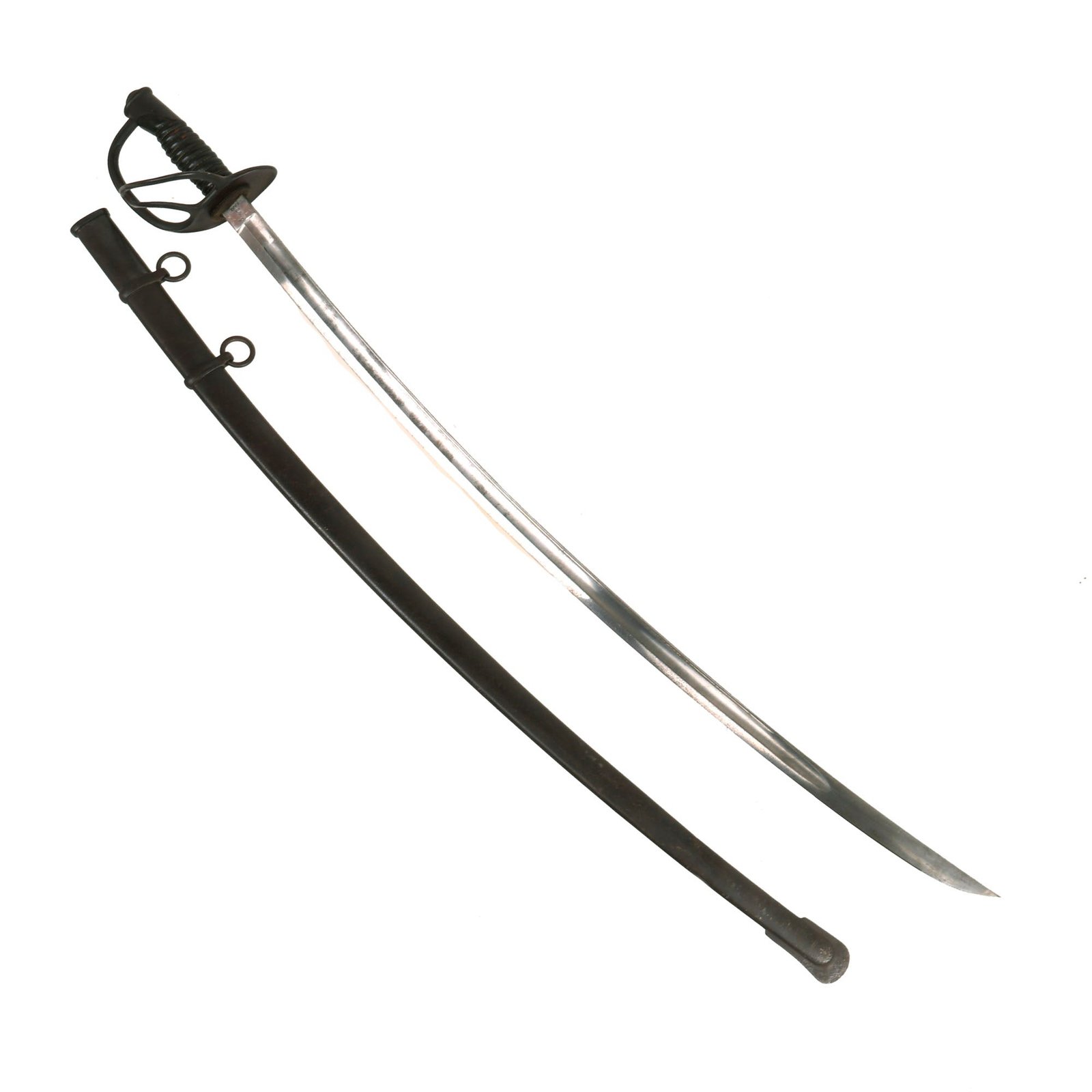 Buy Original U.S. Model 1906 Light Cavalry Saber with Scabbard by Ames Sword Company - Dated 1906 | Original Firearms Antique For Sale