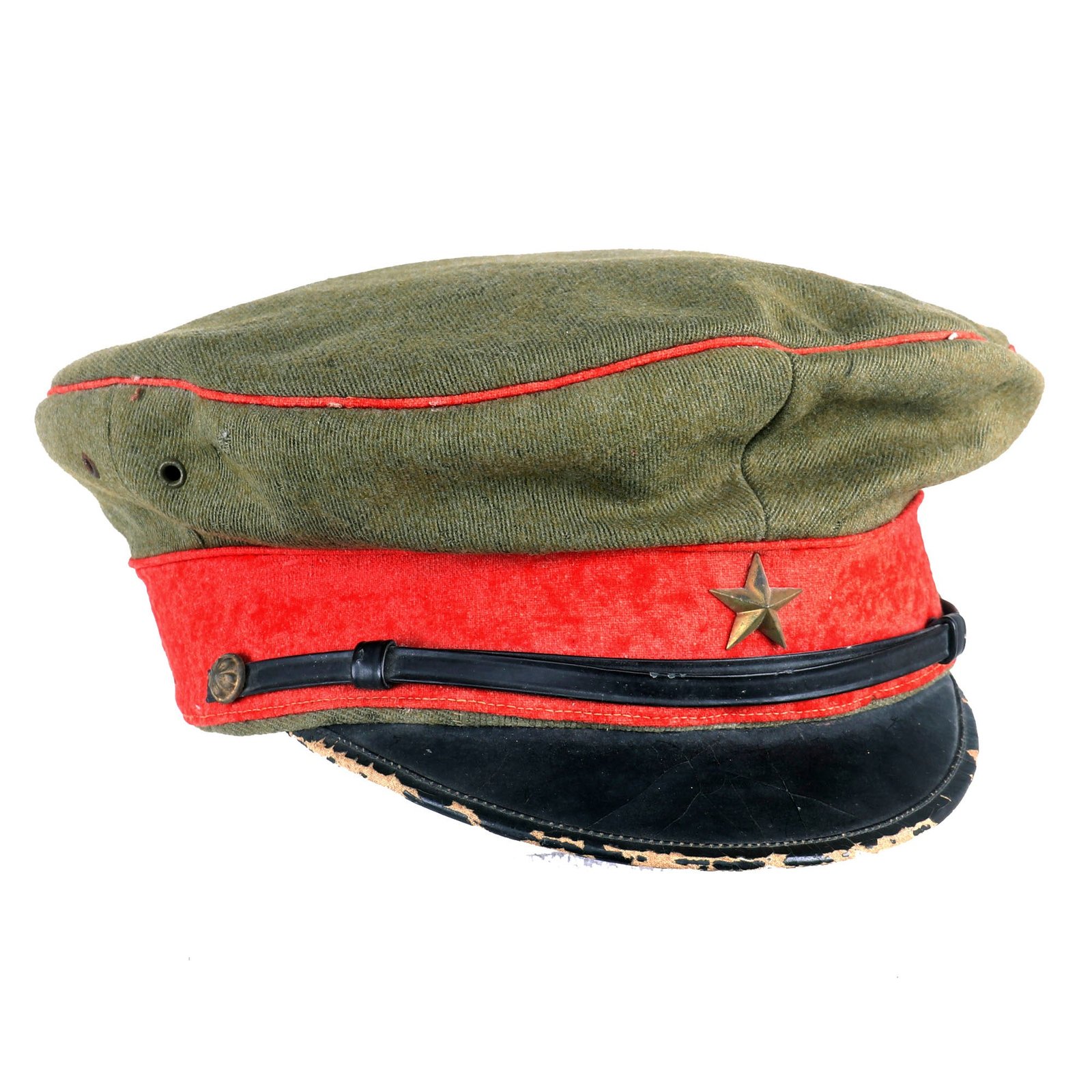 Buy Original WWII Imperial Japanese Army Type 45 Officer Visor Cap | Original Firearms Antique For Sale