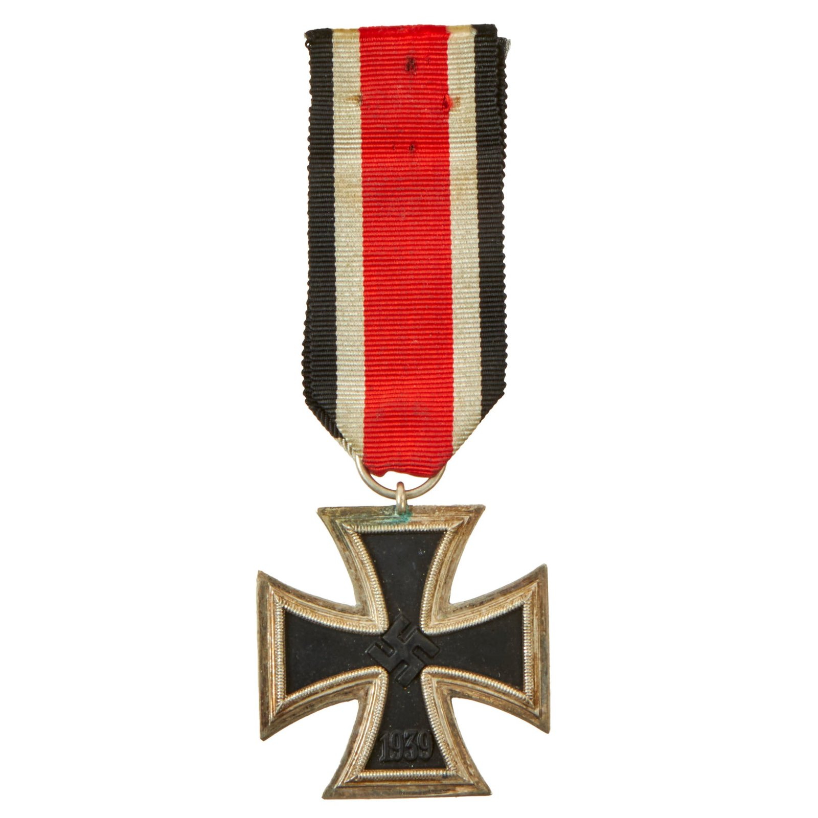 Buy Original Excellent German WWII Wehrmacht Iron Cross 2nd Class 1939 with Ribbon - Unmarked - EKII | Original Firearms Antique For Sale