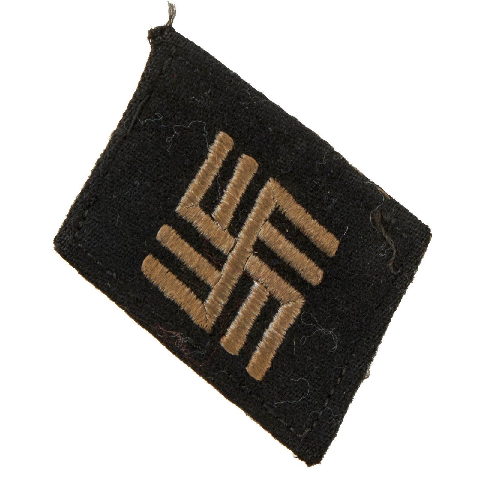 Buy Original German WWII Waffen SS Temporary KZ-Guard Right Side Collar Tab | Original Firearms Antique For Sale